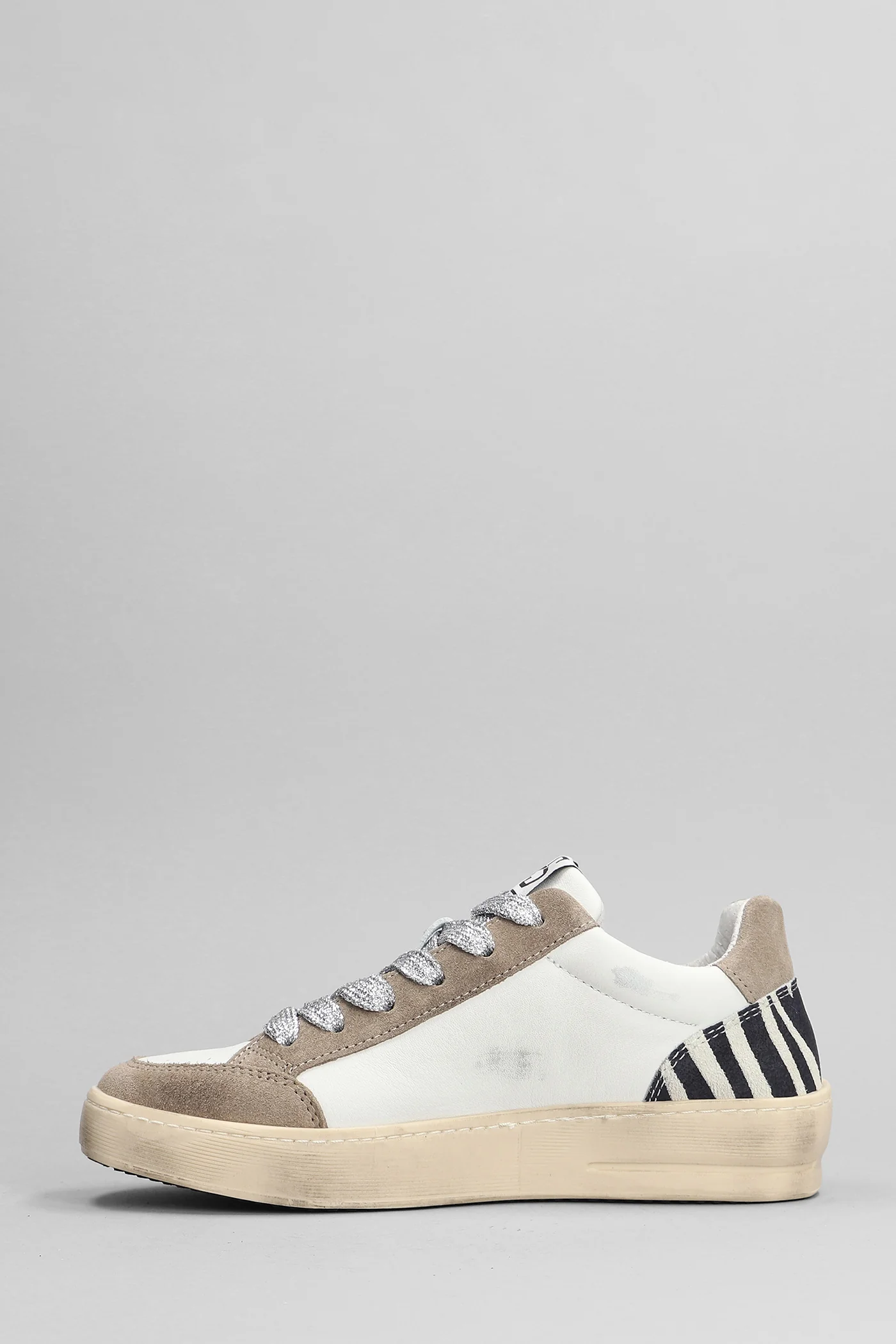 New star Sneakers in white suede and leather - Image 3
