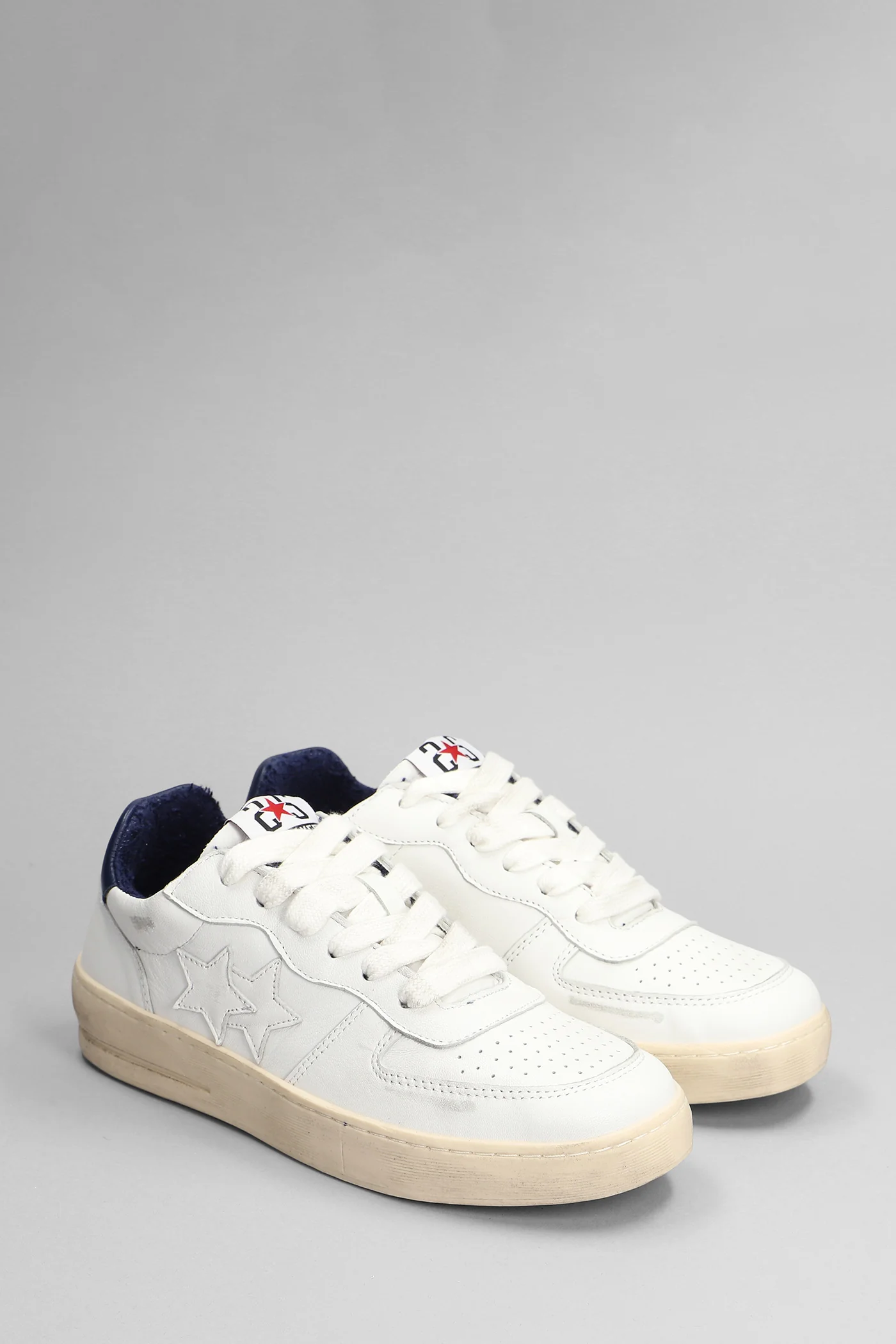 Padel star Sneakers in white leather - Image 2