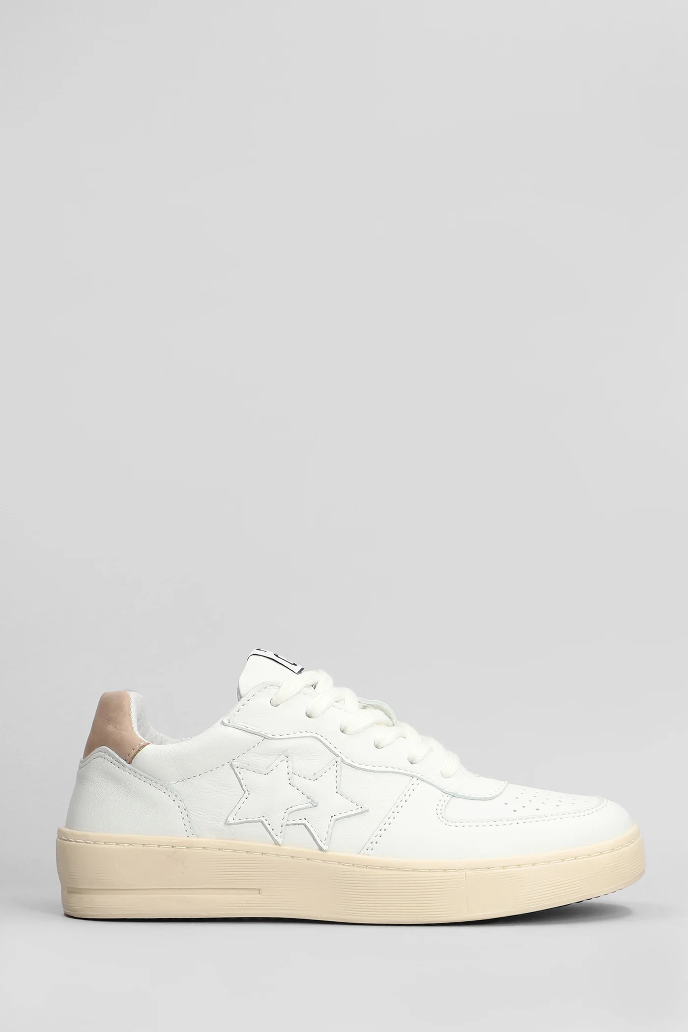 Sneakers in white suede and leather - Image 16