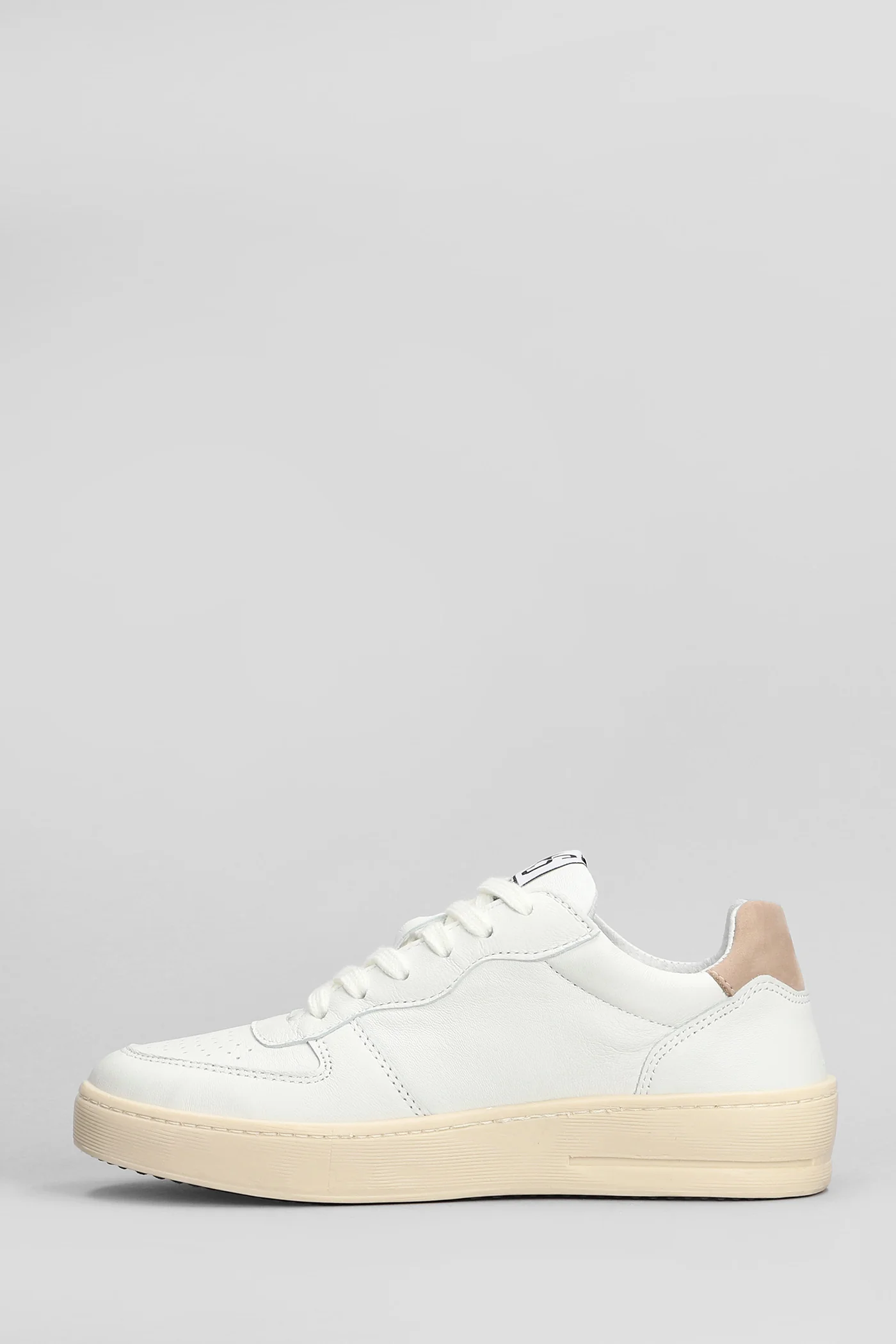 Sneakers in white suede and leather - Image 28