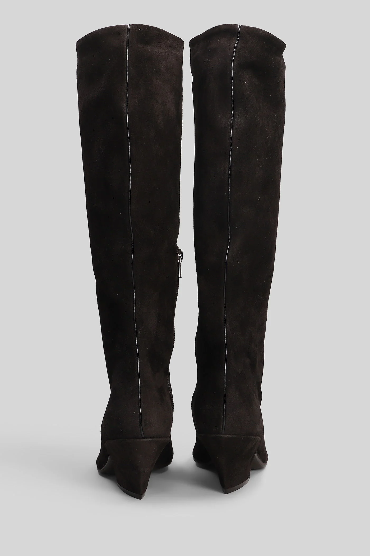 texan boots in brown suede - Image 4