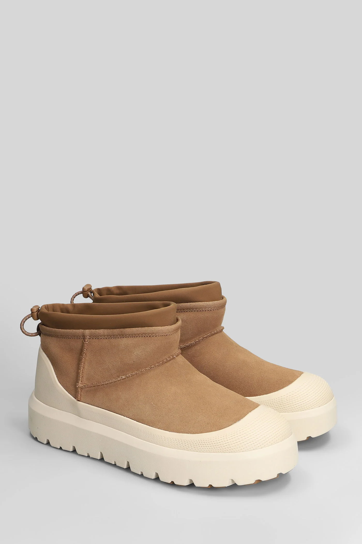 Cl Ultra Mini Weathe Ankle boots in leather color suede - Image 2