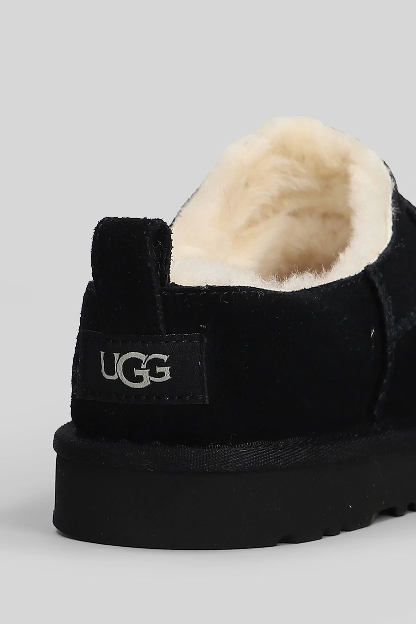 Classic Micro Slipper-Mule in black suede - Image 10