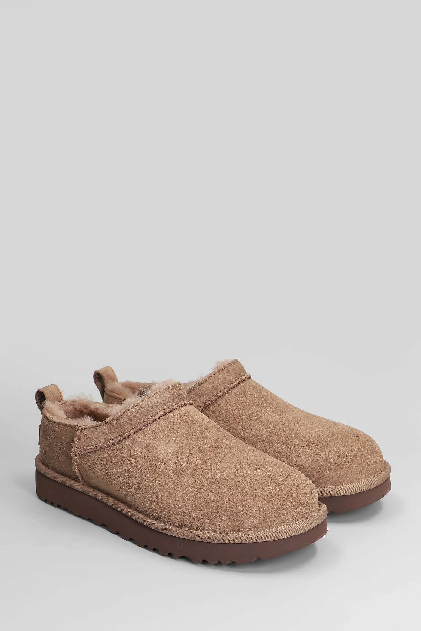 Classic Micro Slipper-Mule in brown suede - Image 2