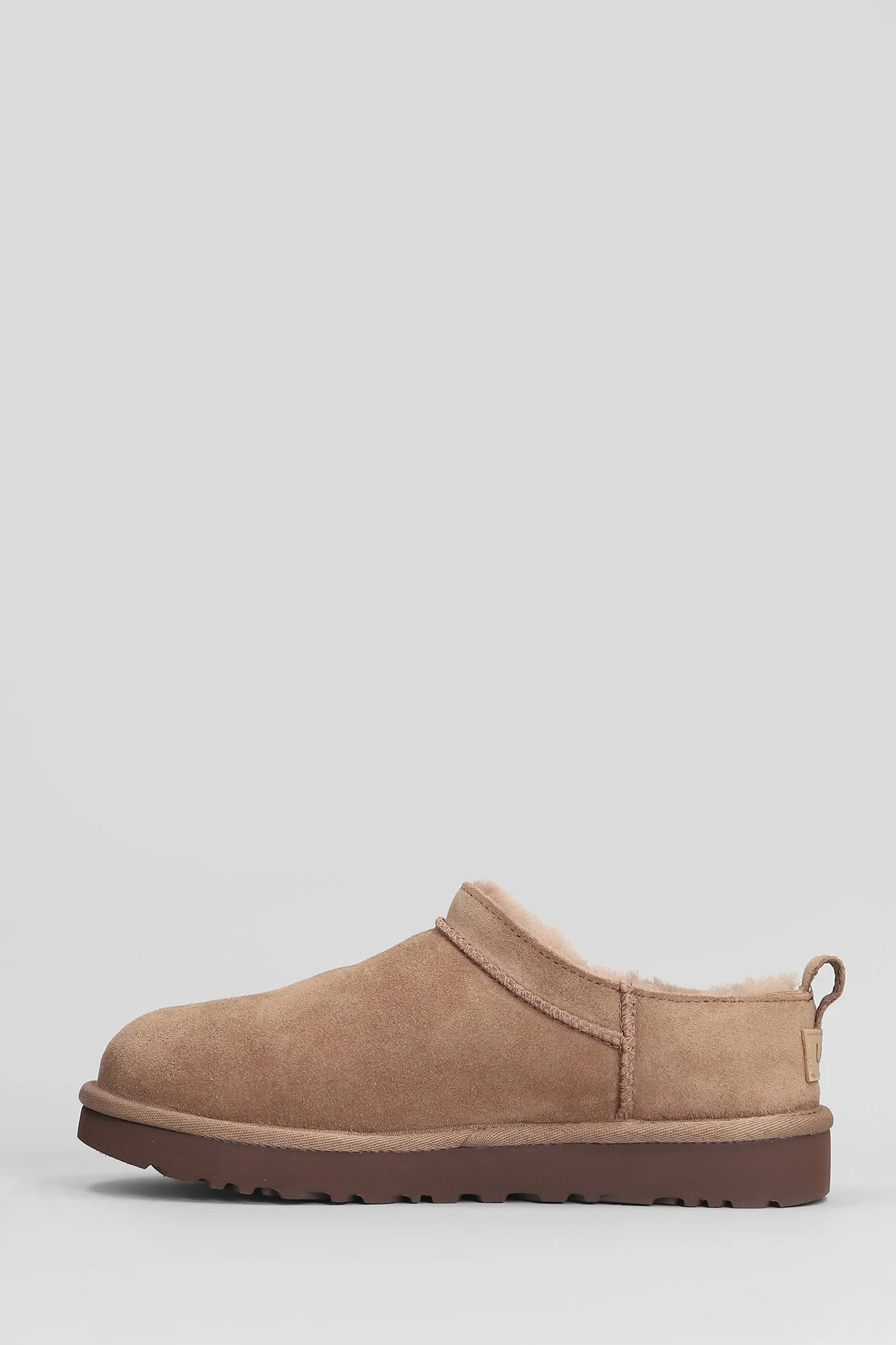 Classic Micro Slipper-Mule in brown suede - Image 3