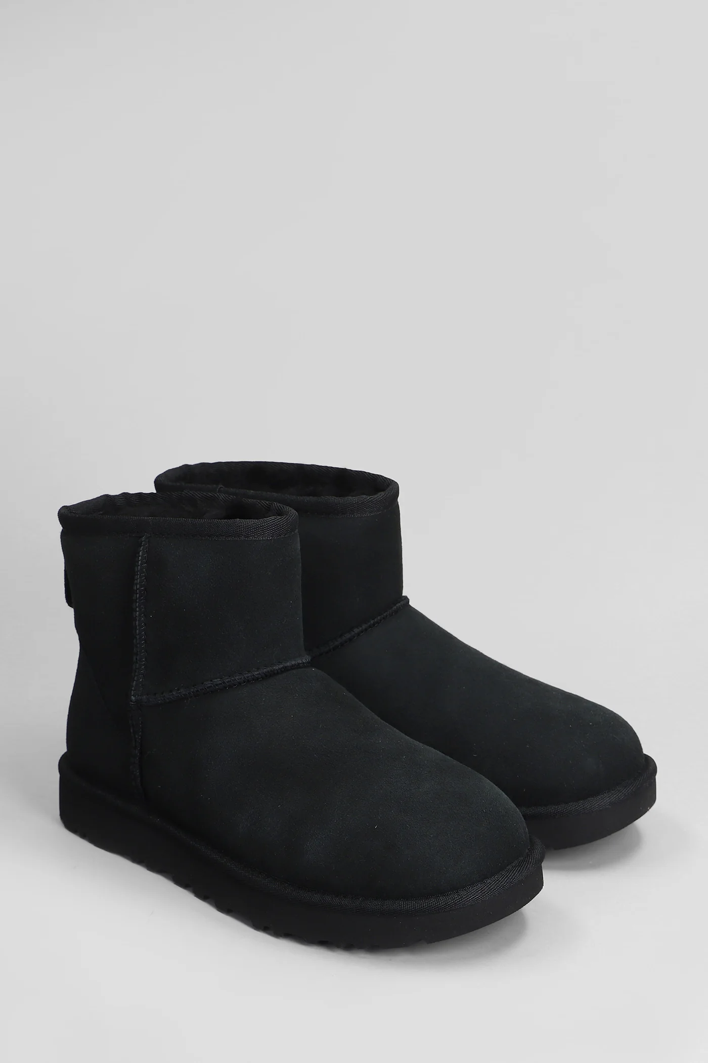 Classic Mini II low heels Ankle boots in black suede - Image 2