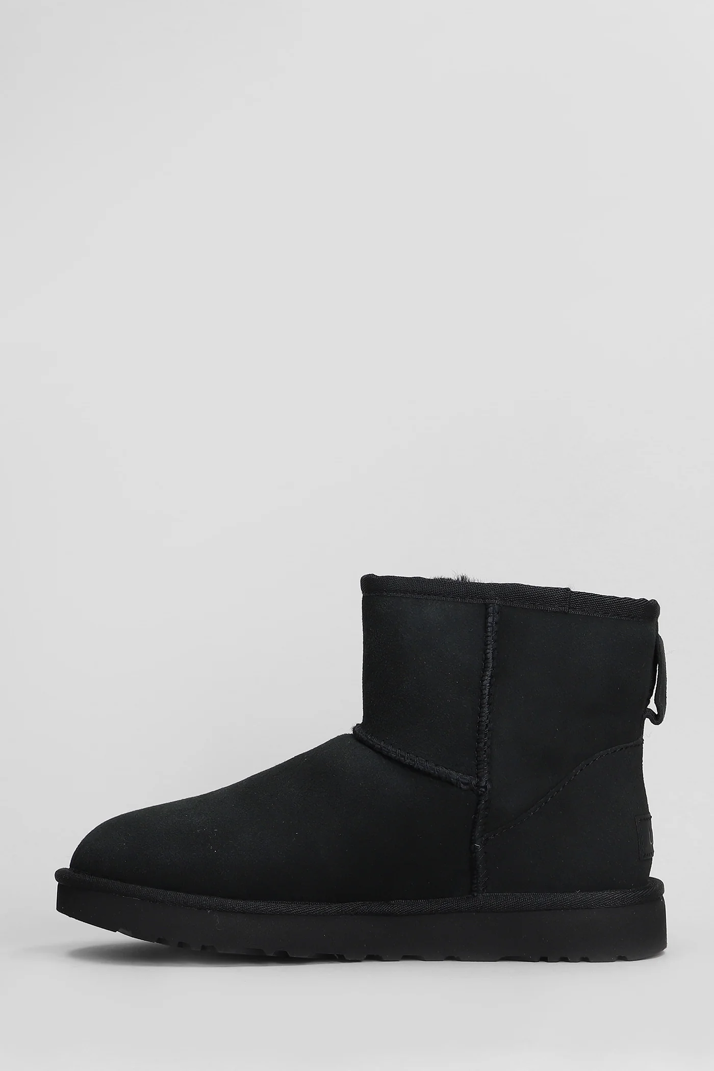 Classic Mini II low heels Ankle boots in black suede - Image 3