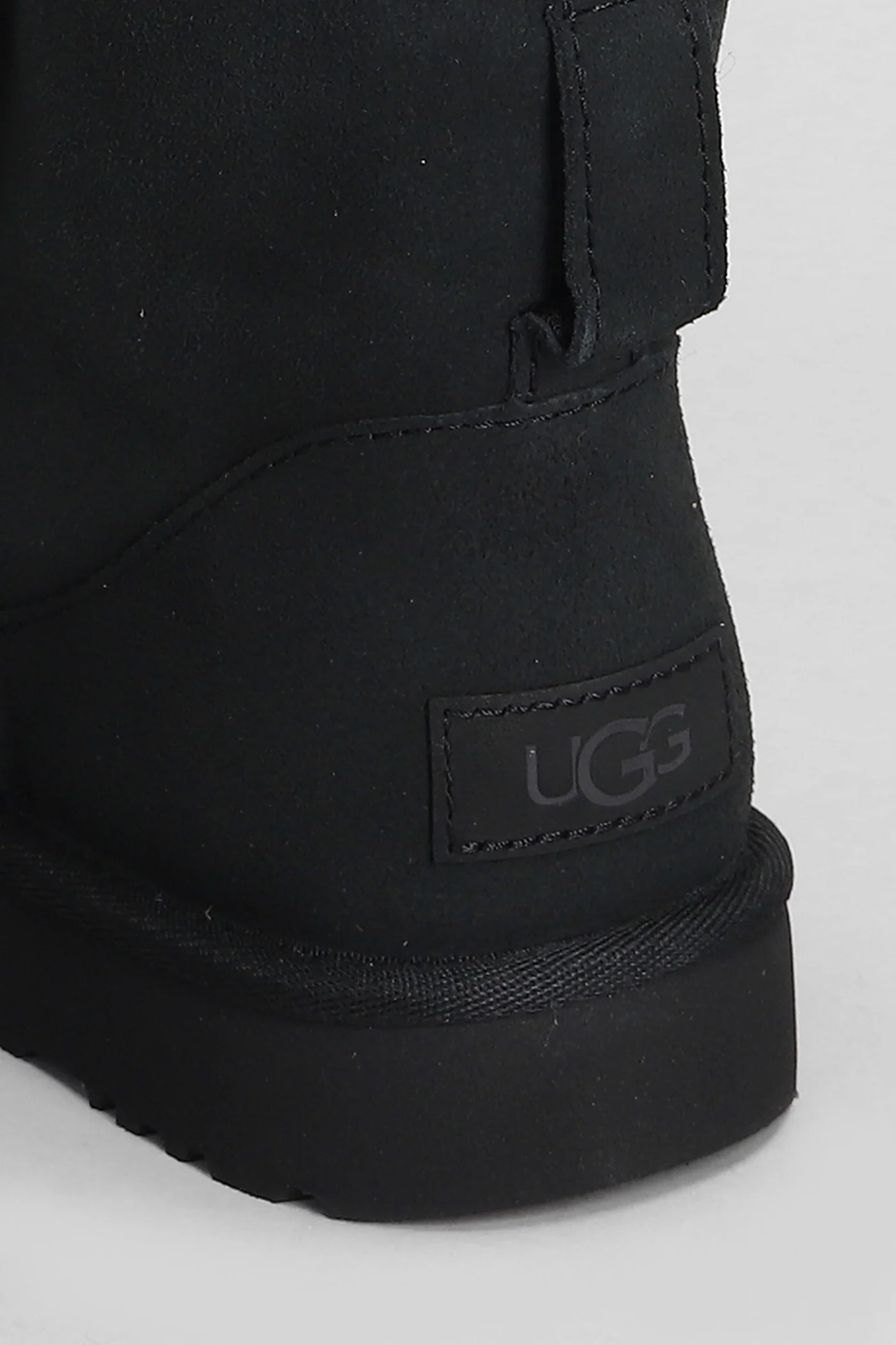 Classic Mini II low heels Ankle boots in black suede - Image 5