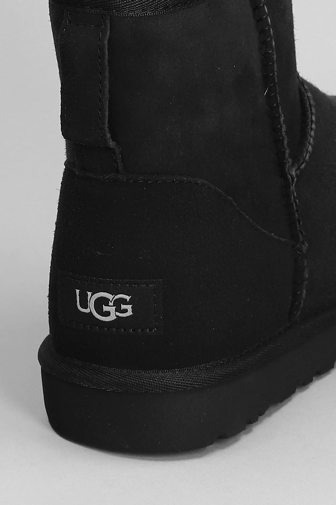 Classic Mini low heels Ankle boots in black suede - Image 5