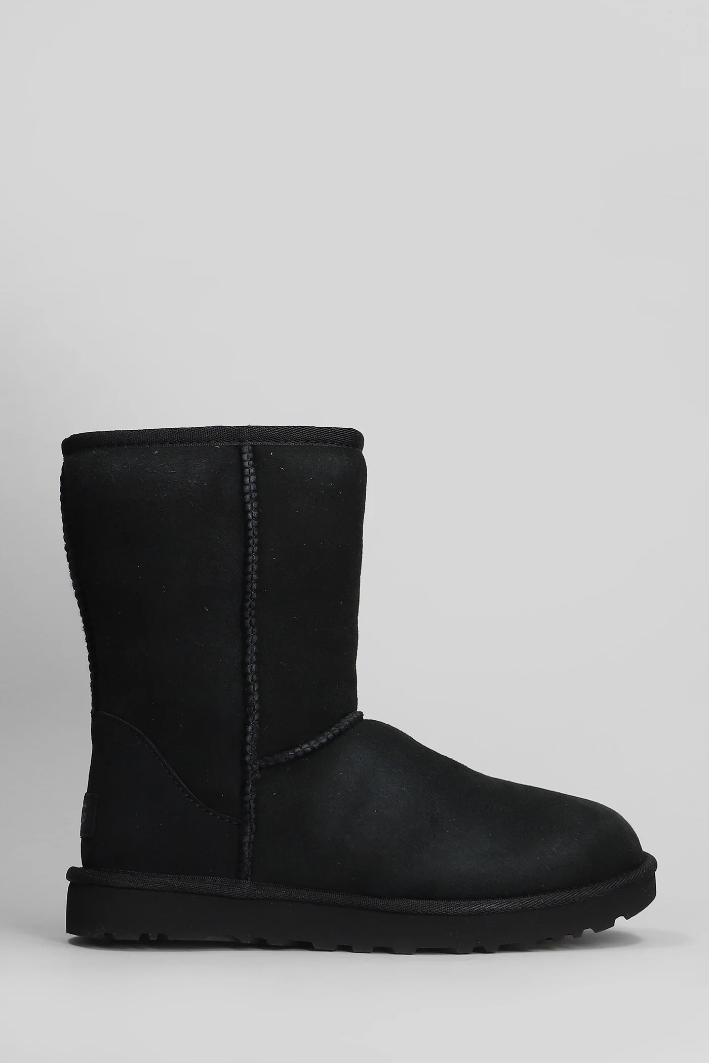 Classic Short II low heels Ankle boots in black suede