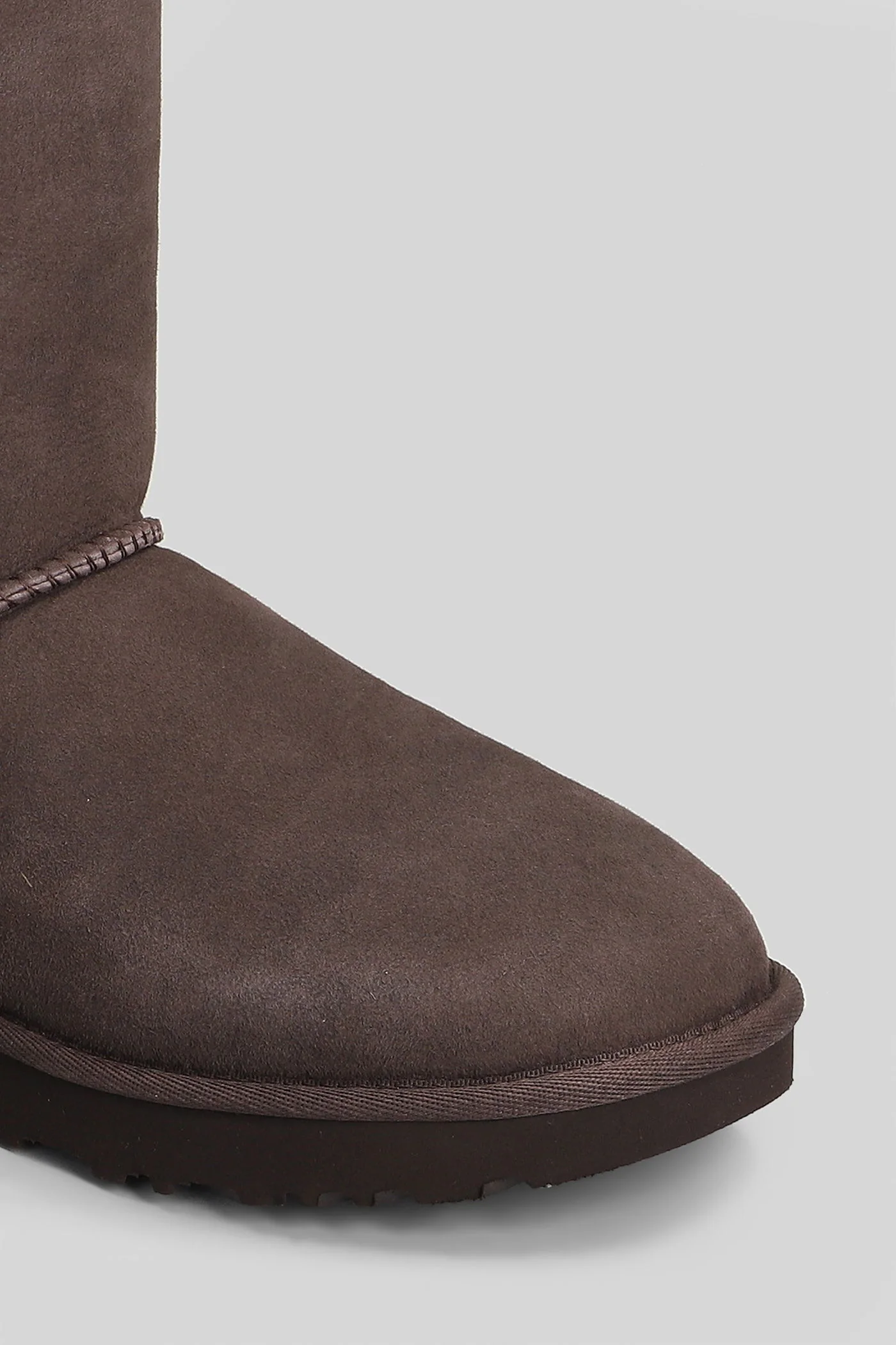 Classic Short II low heels Ankle boots in brown suede - Image 5