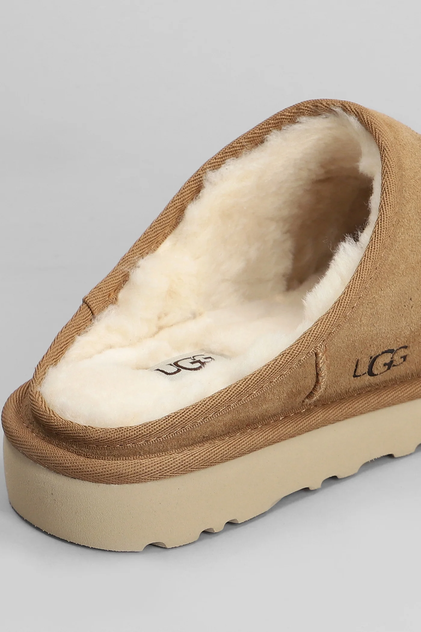 Classic Slip-On Slipper-Mule in leather color suede - Image 5