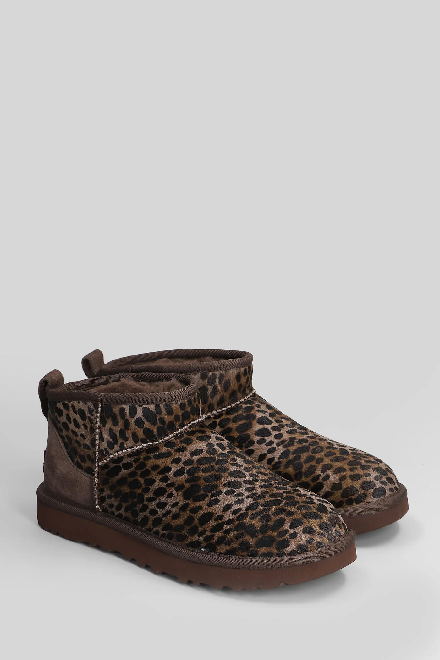 Classic Ultra Mini low heels Ankle boots in Animalier pony skin - Image 2