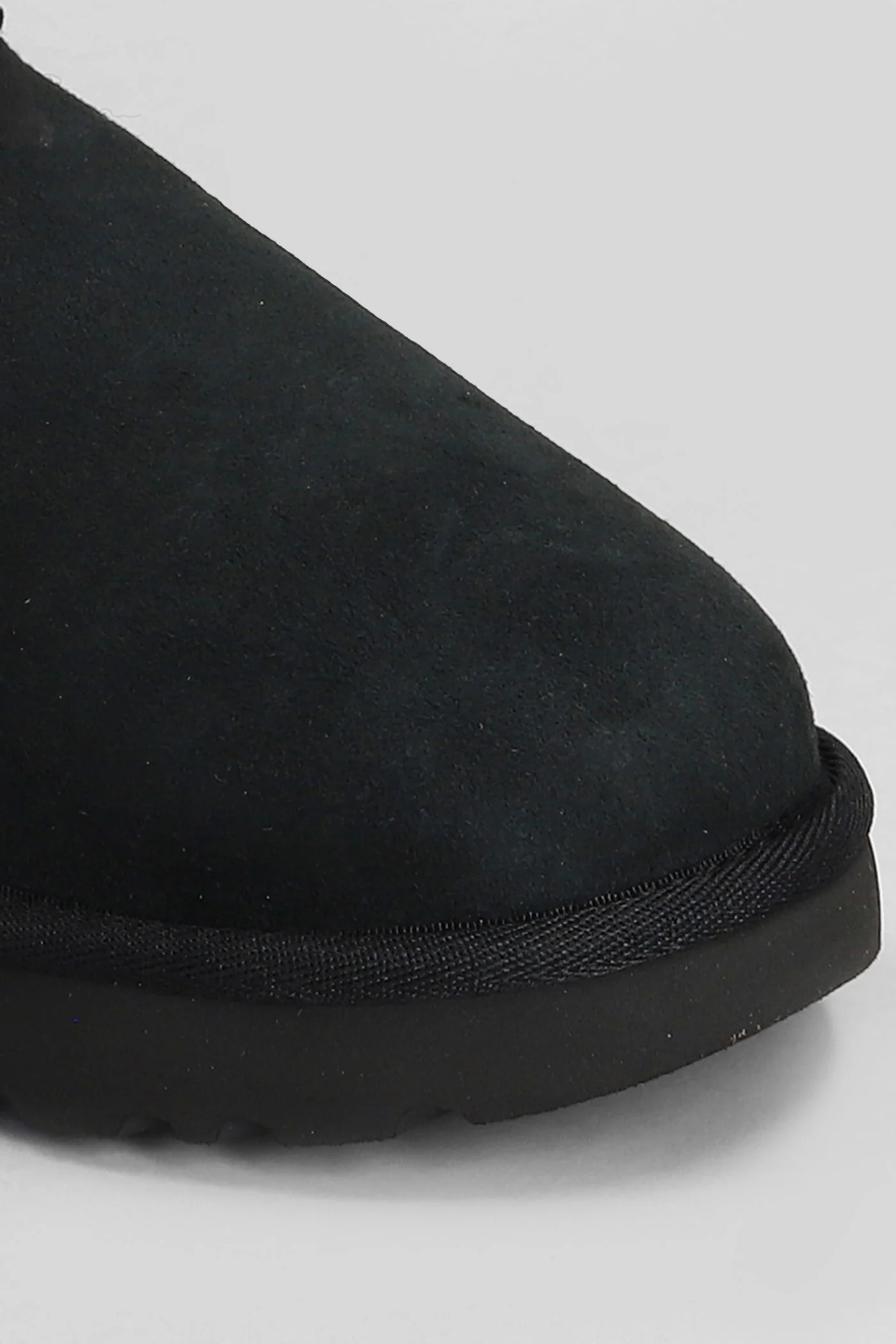 Classic Ultra Mini low heels Ankle boots in black suede - Image 5