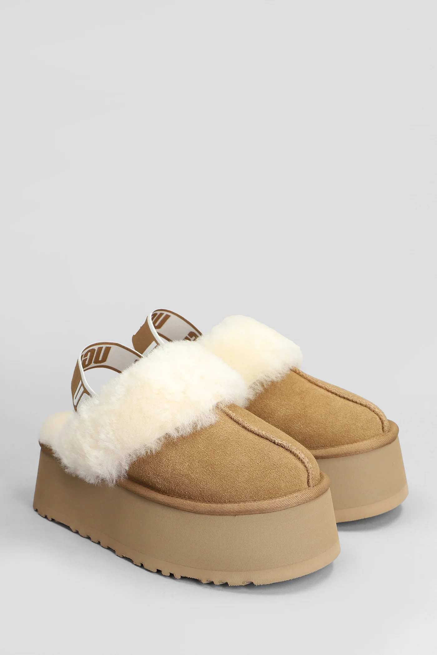 Funkette Slipper-Mule in leather color suede - Image 2