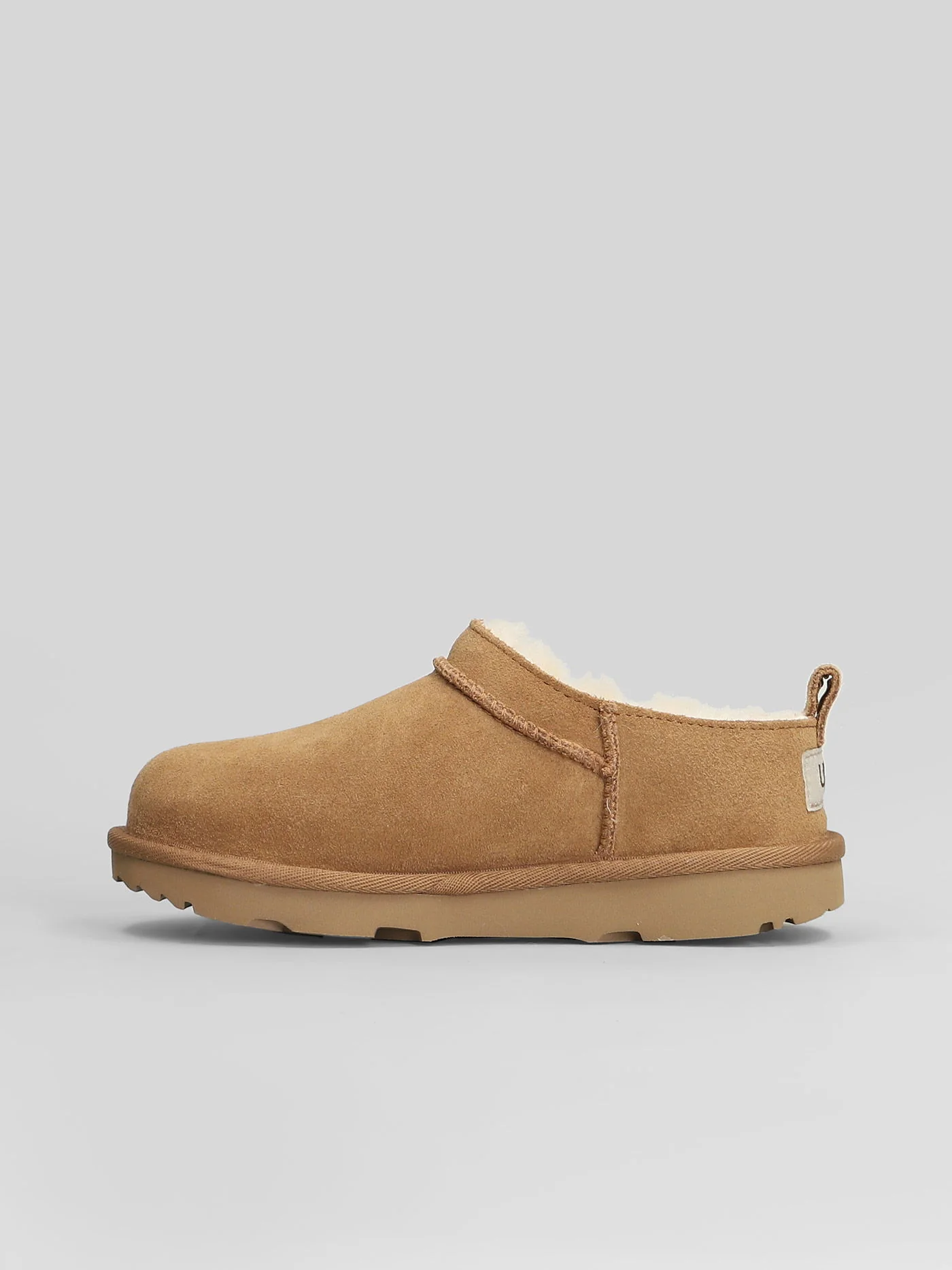 Classic Micro Slipper-Mule in leather color suede - Image 3