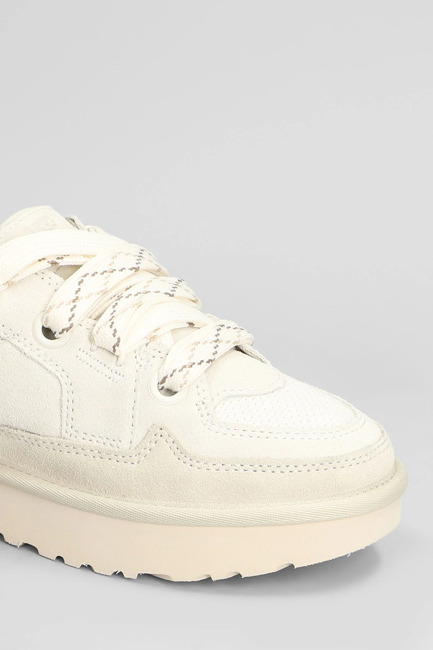 Lo Lowmel Sneakers in white Suede and fabric - Image 5
