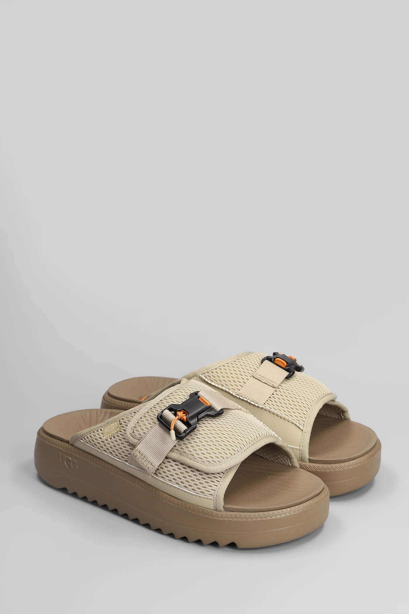 Maxxer Slide 2.0 Flats in beige fabric - Image 2