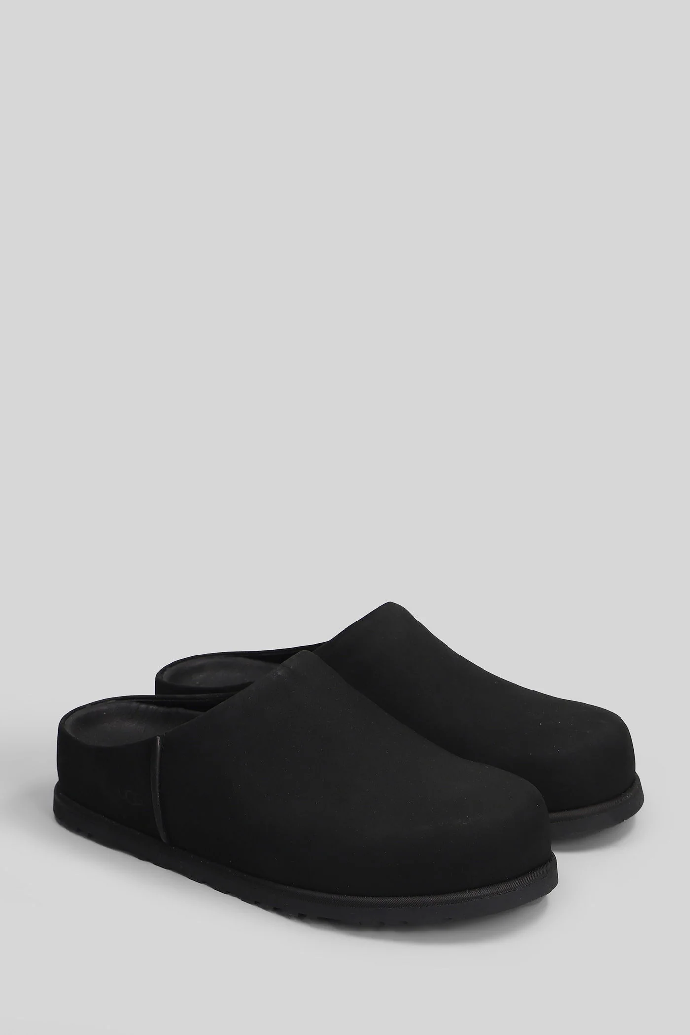 Otzo Clog Slipper-Mule in black nubuck - Image 2