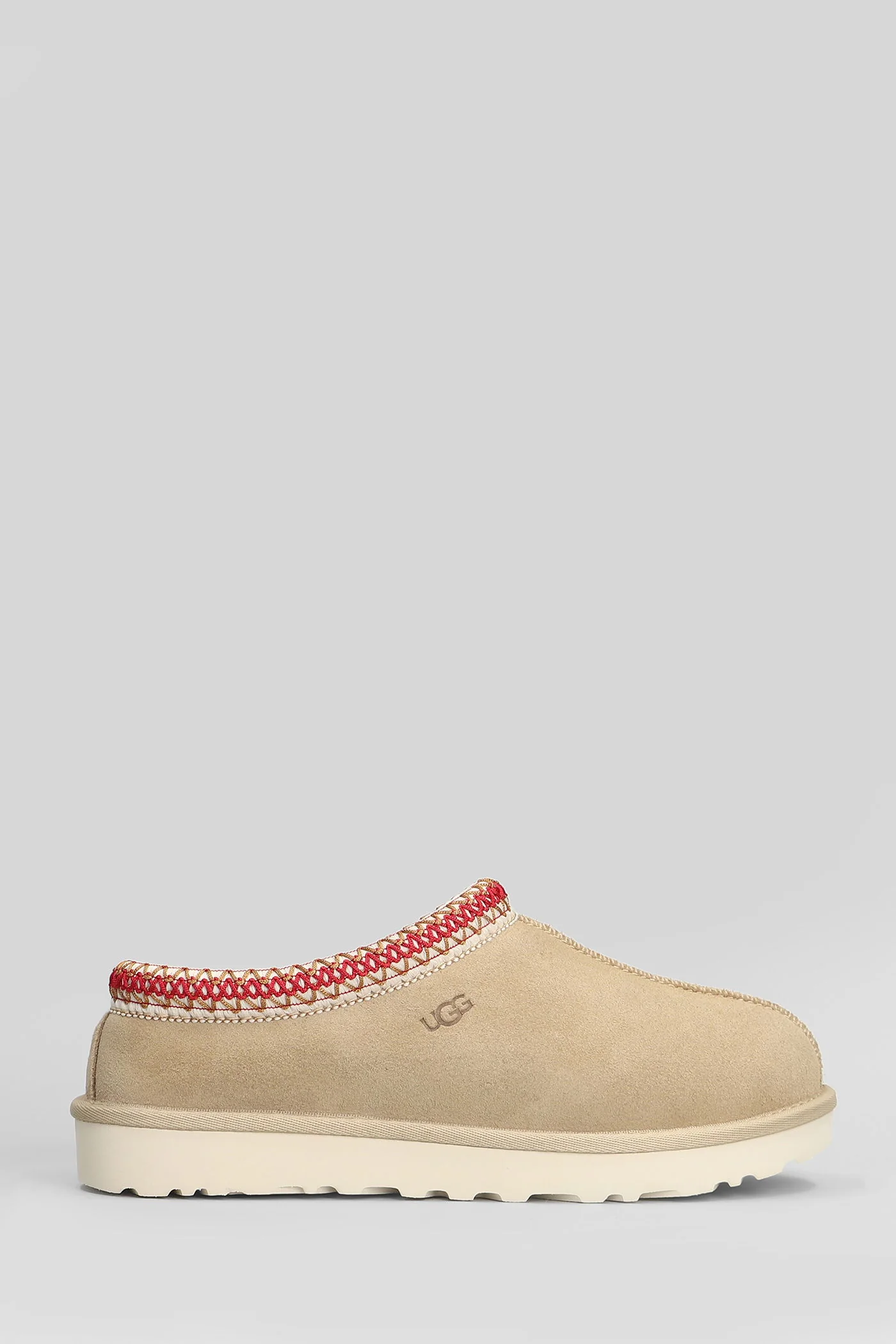 Tasman II Slipper-Mule in beige suede