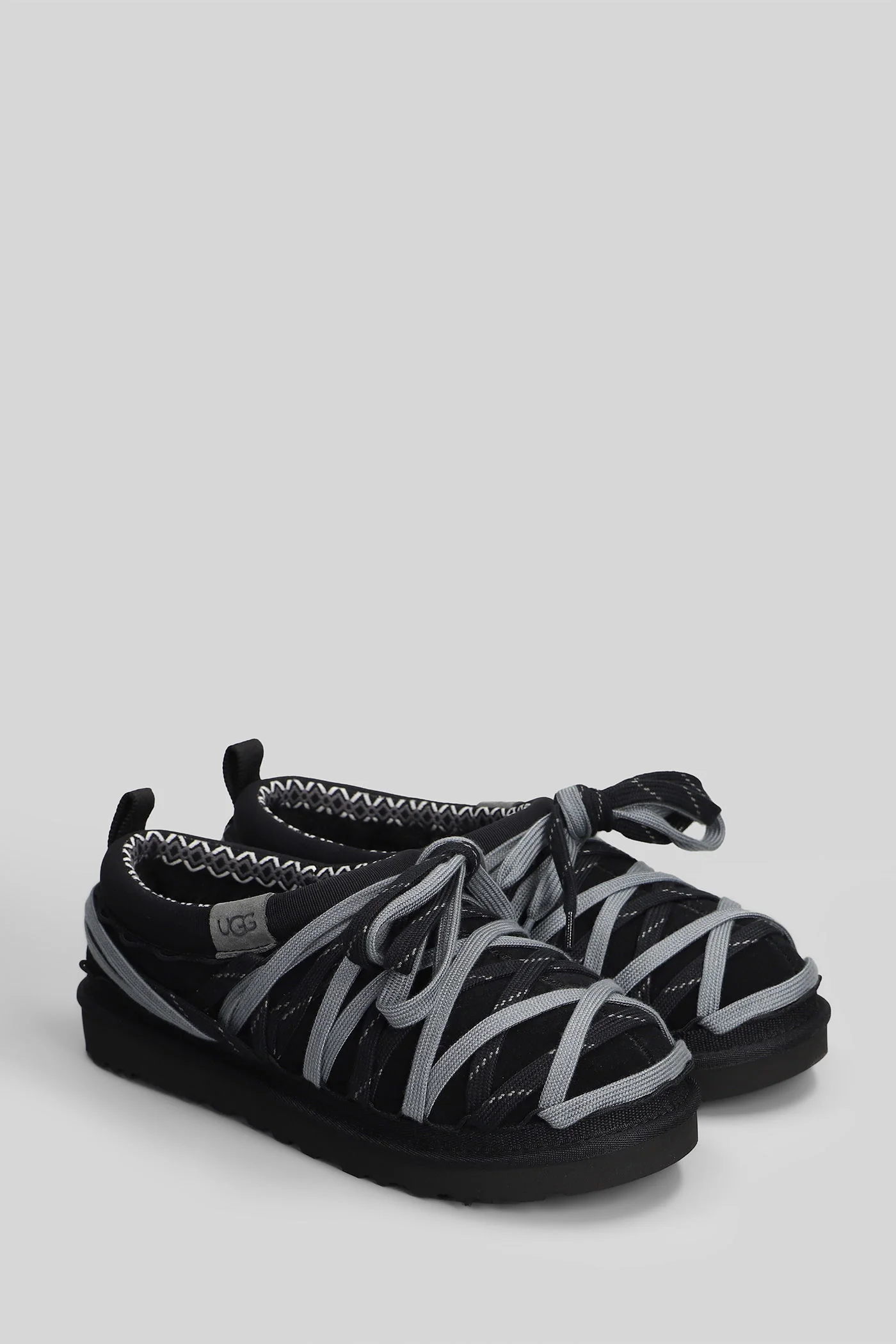 Tasman Lace Slipper-Mule in black suede - Image 2
