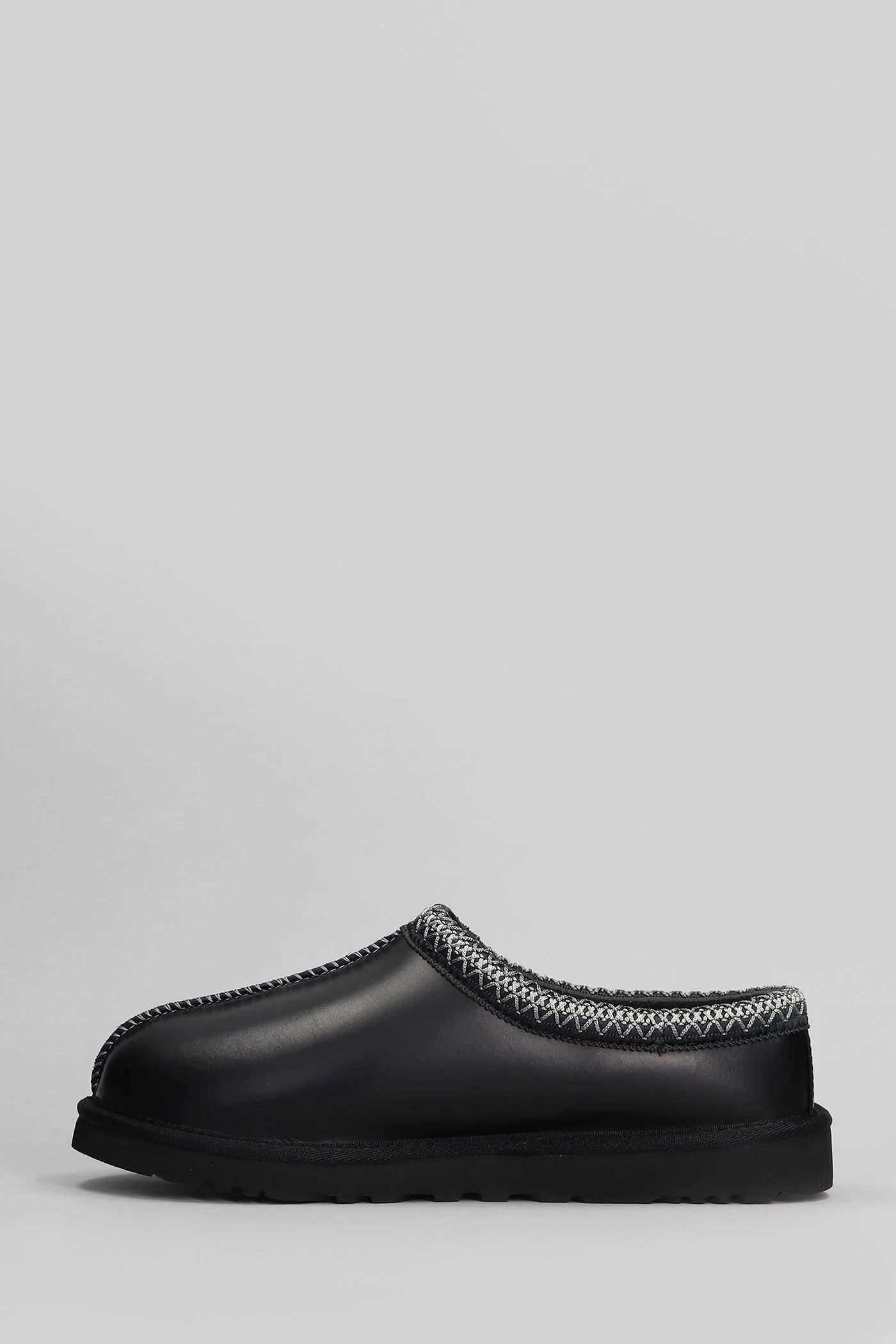 Tasman Regen Slipper-Mule in black leather - Image 3