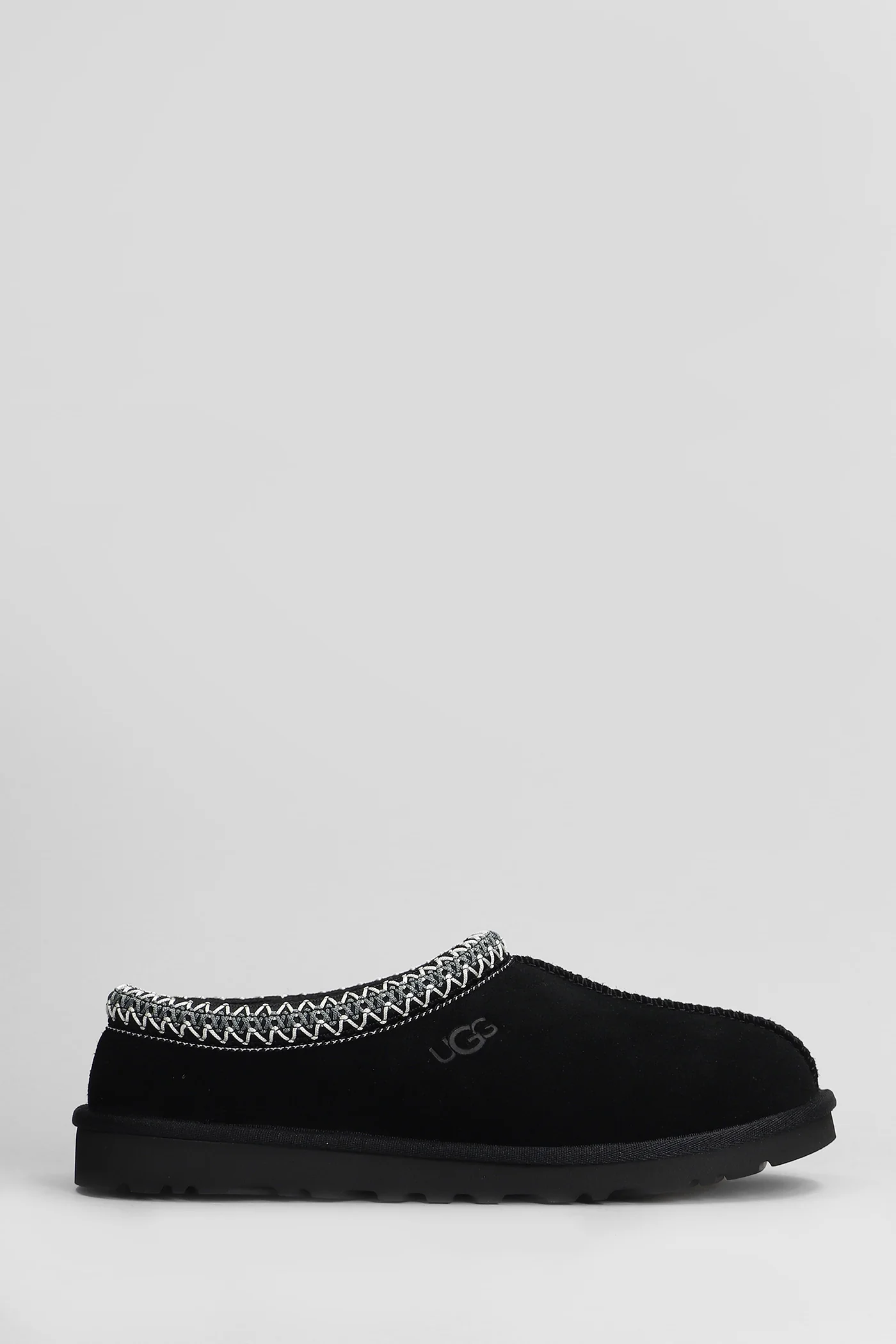 Tasman Slipper-Mule in black suede