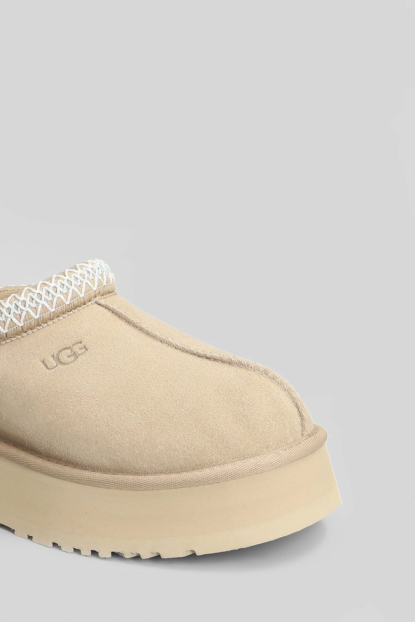 Tazz II Slipper-Mule in beige suede - Image 5