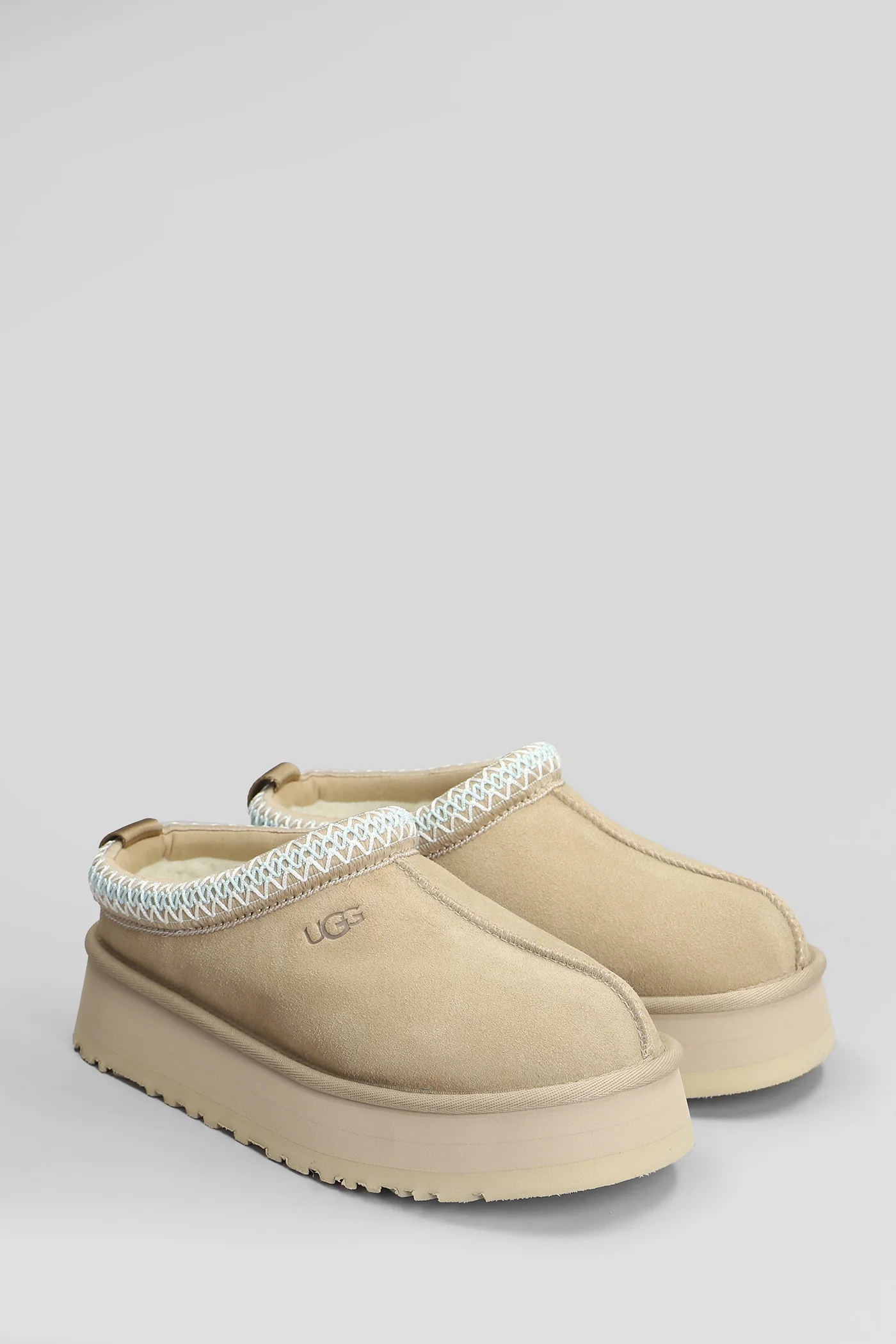 Tazz Slipper-Mule in beige suede - Image 2