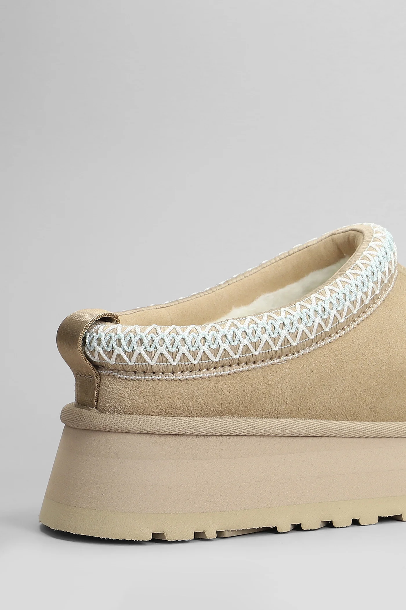 Tazz Slipper-Mule in beige suede - Image 5