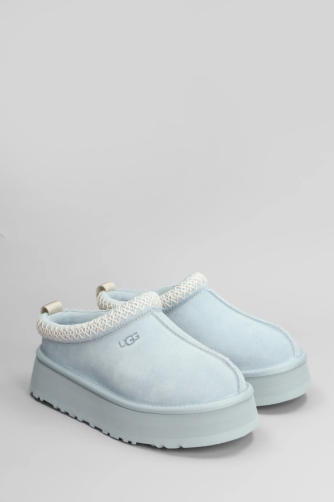 Tazz Slipper-Mule in cyan suede - Image 2