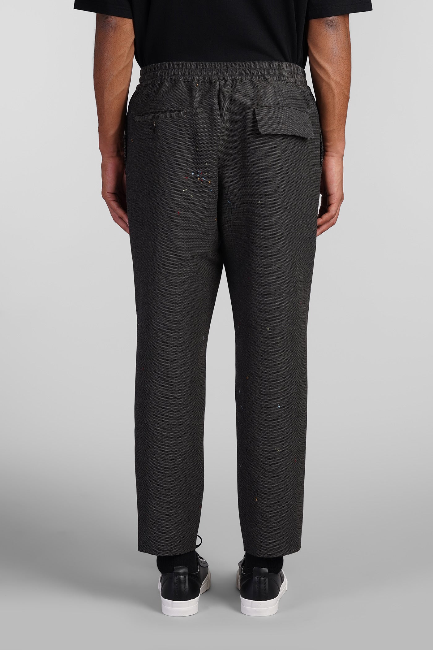 Pants in brown polyester - Image 3