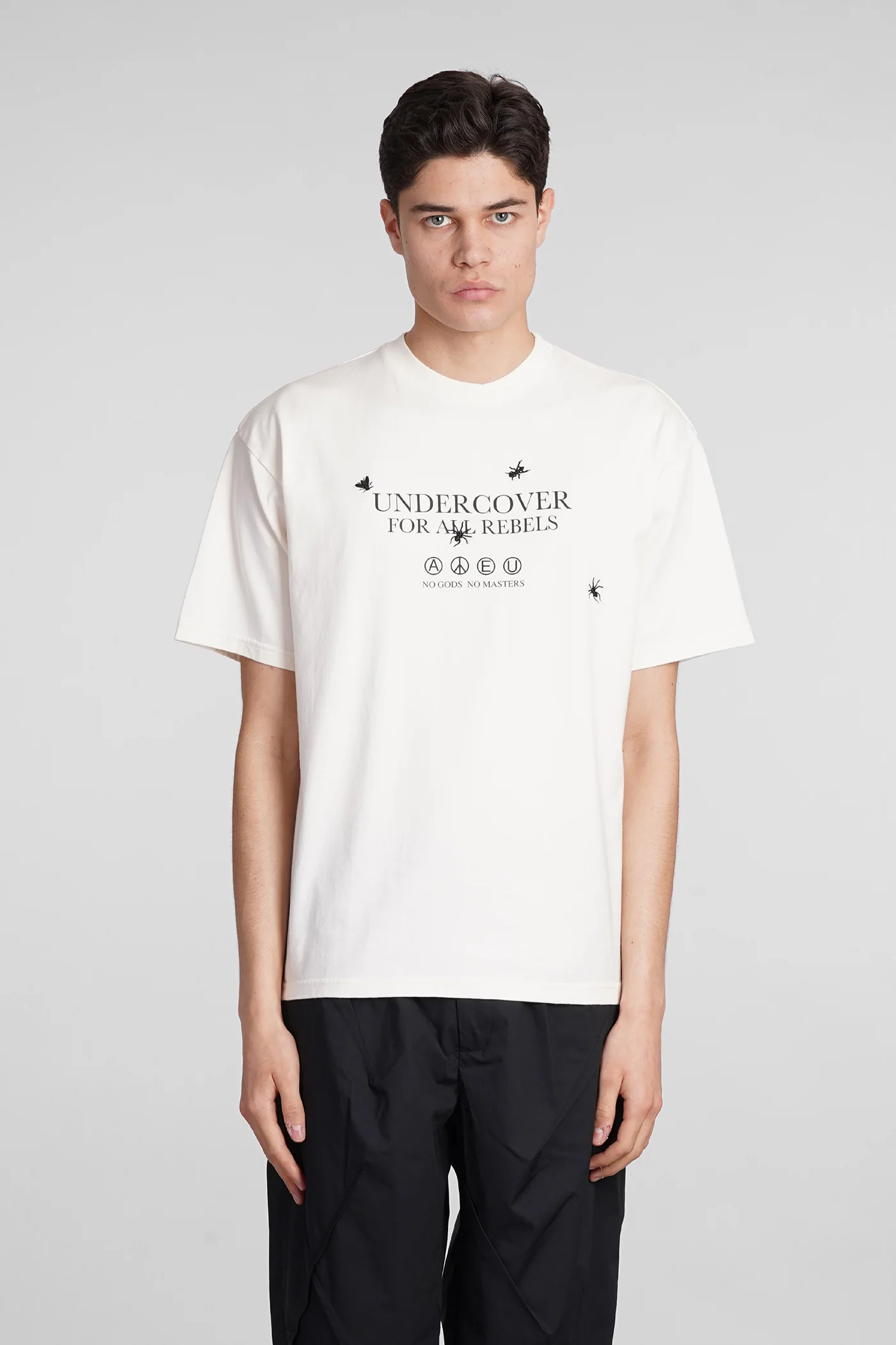 T-Shirt in beige cotton