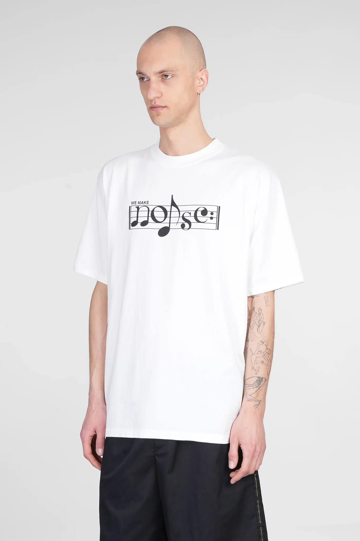 T-Shirt in white cotton - Image 4
