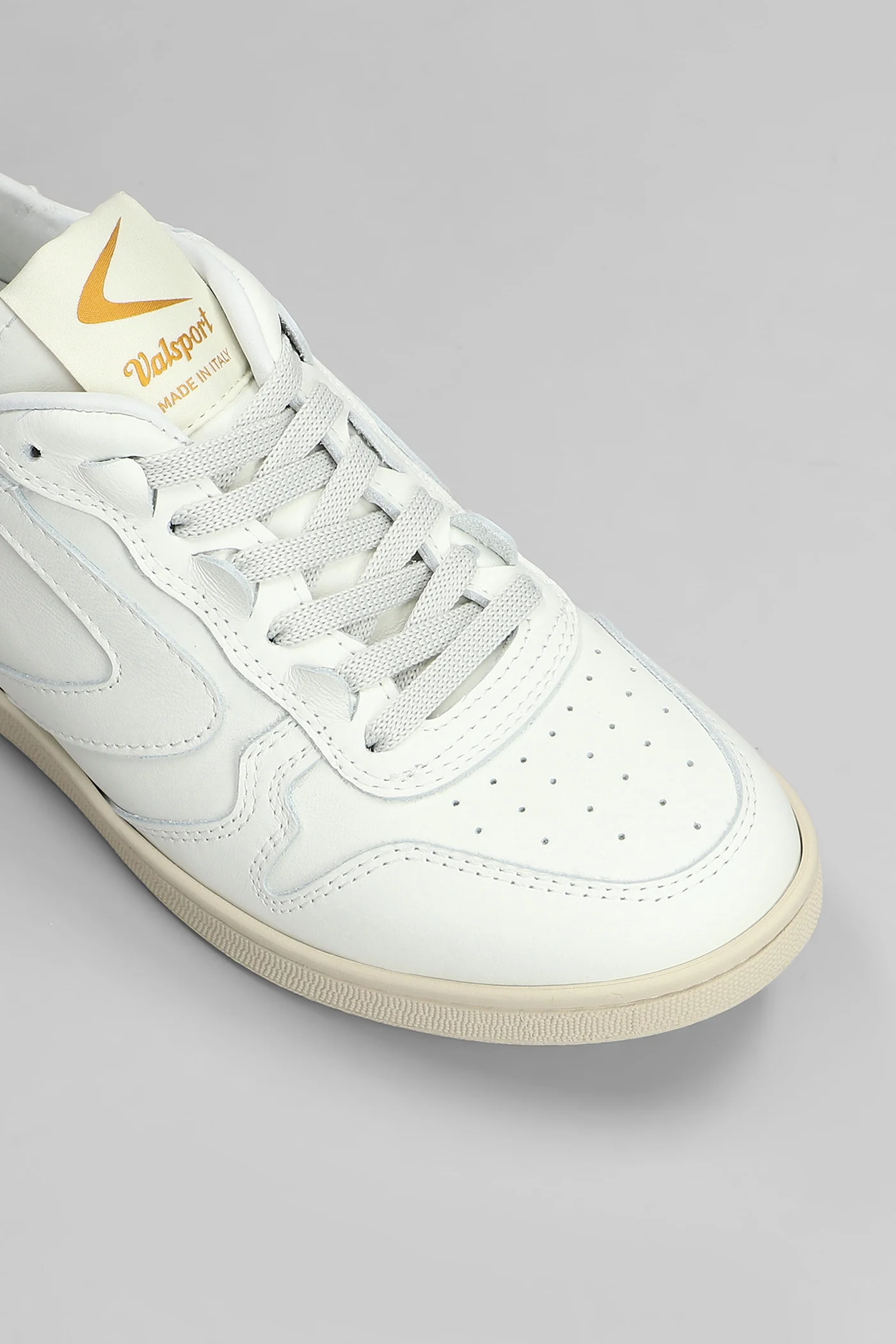 Super Sneakers in white leather - Image 5