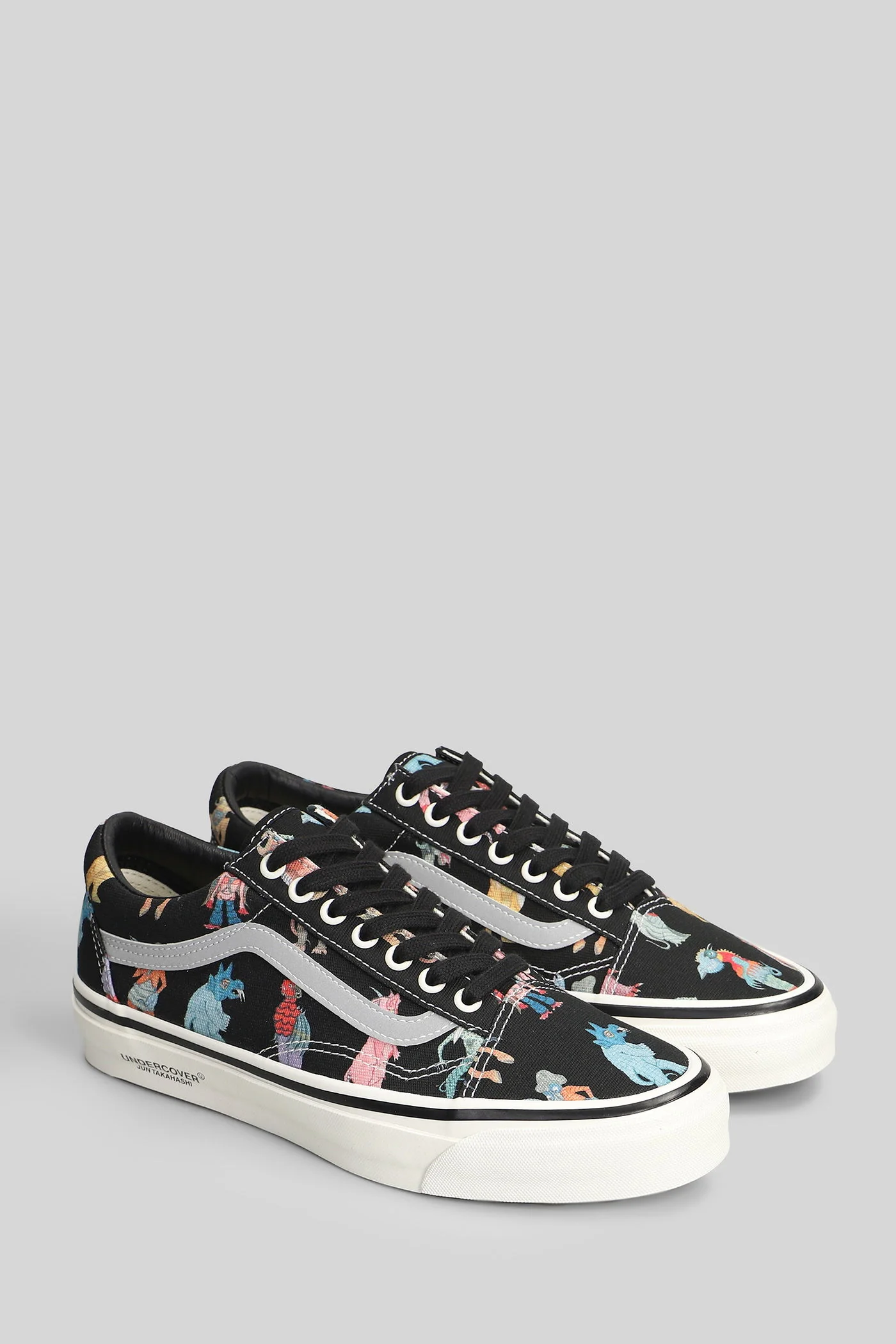 Otw old skool Sneakers in black cotton - Image 2