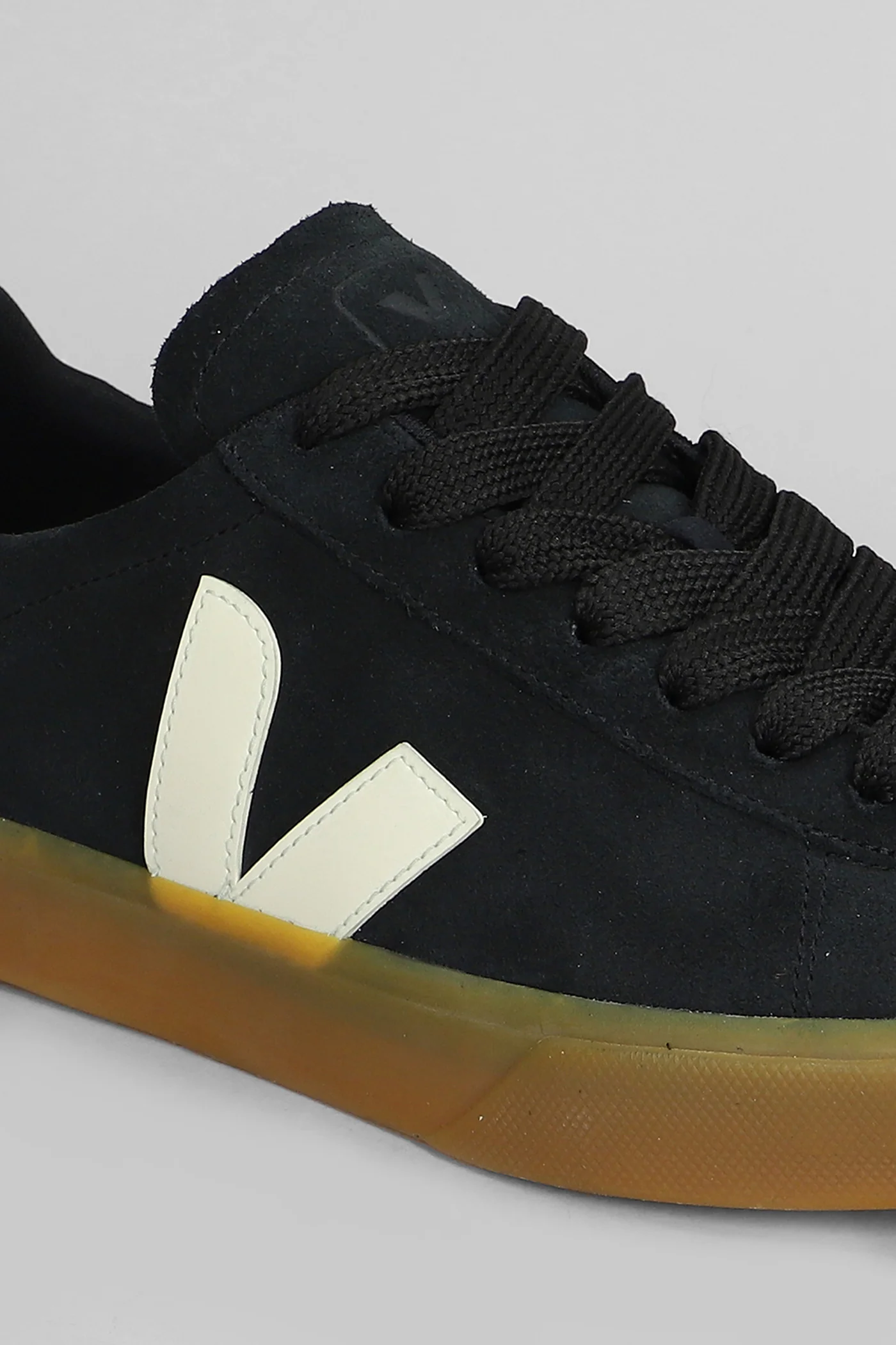 Campo Sneakers in black suede and leather - Image 5