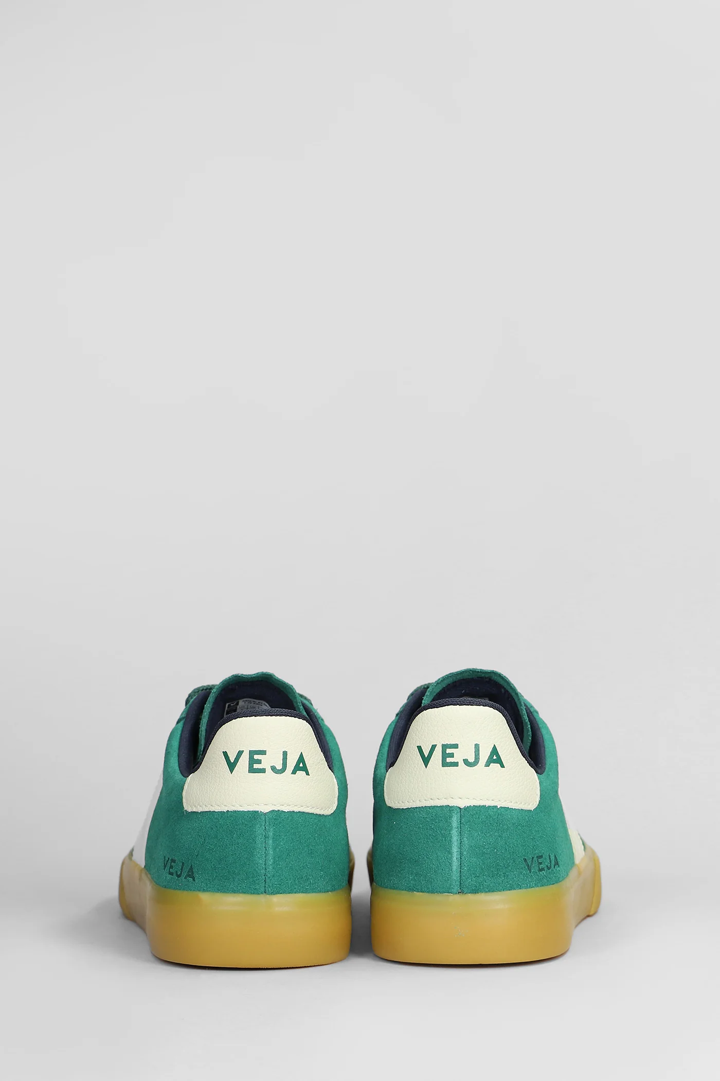 Campo Sneakers in green suede and leather - Image 4