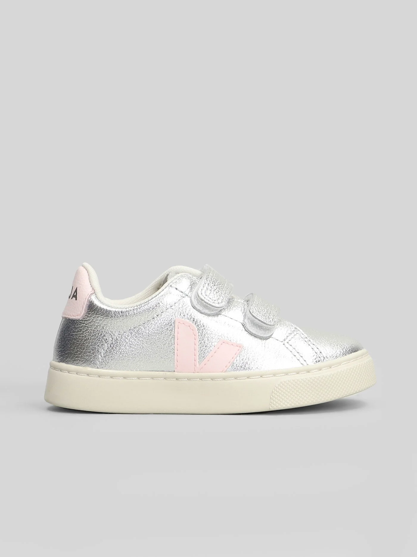 Esplar Sneakers in silver leather - Image 11