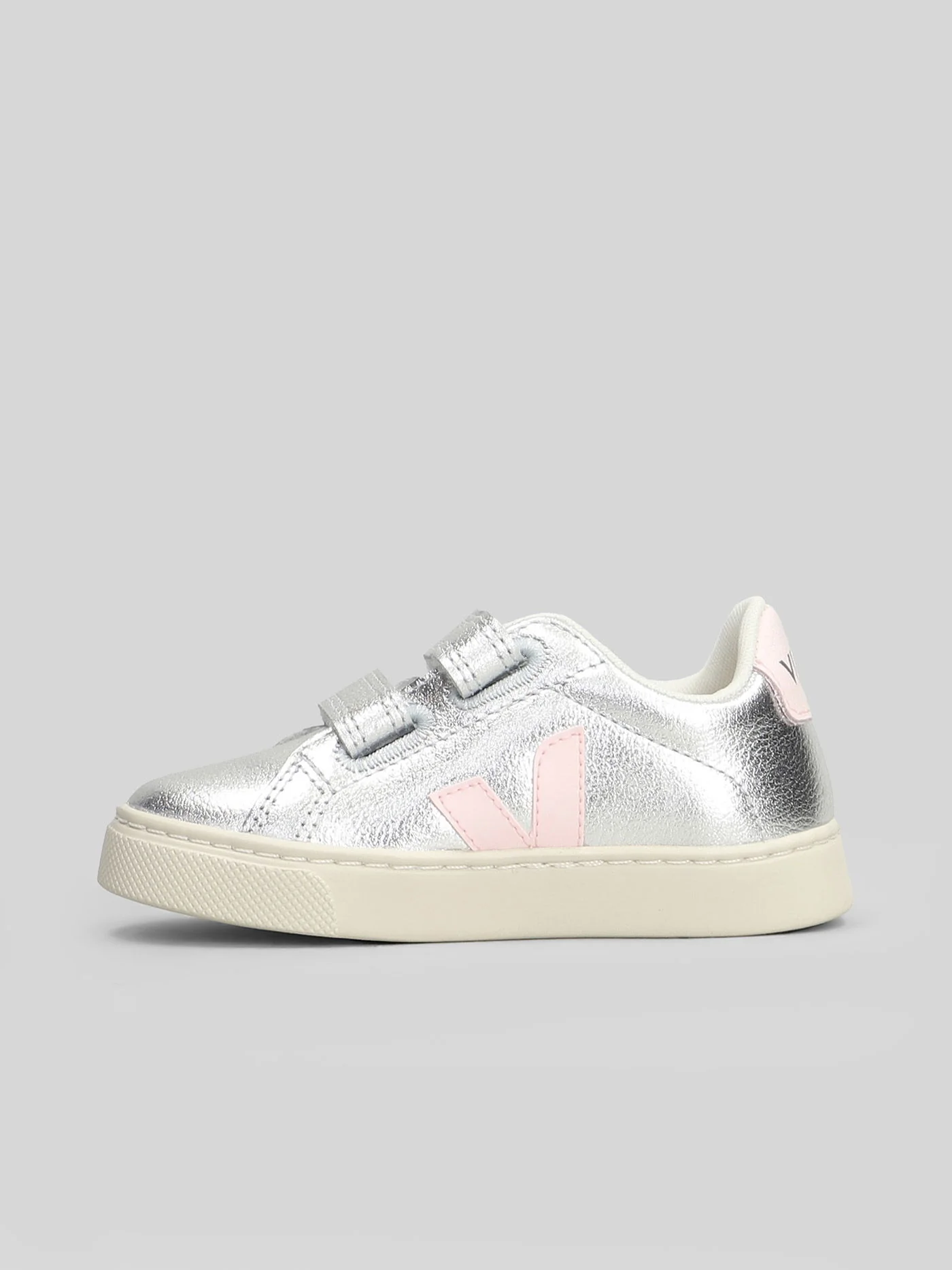 Esplar Sneakers in silver leather - Image 8