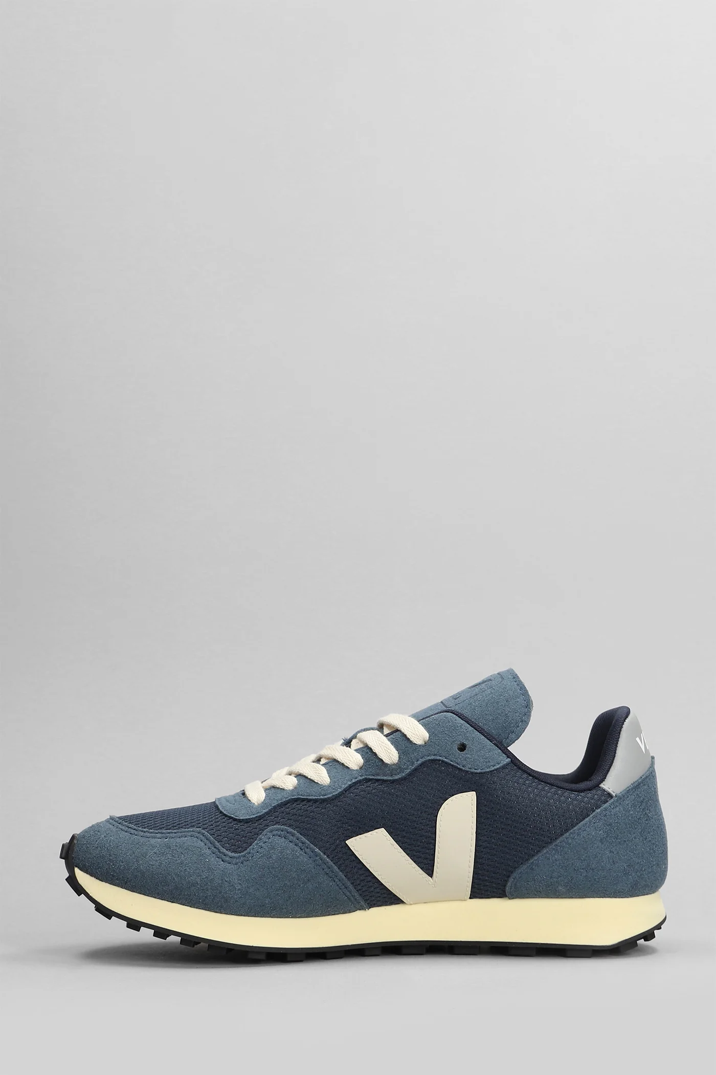 Sdu Sneakers in petroleum Suede and fabric - Image 3