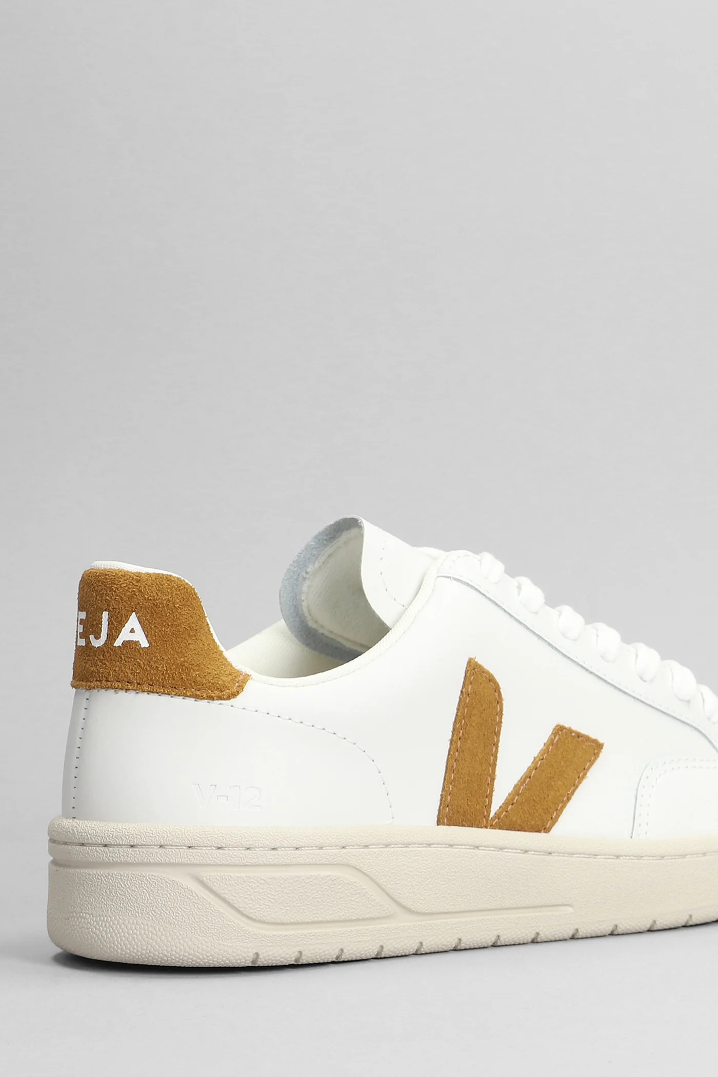 V-12 Sneakers in white leather - Image 5