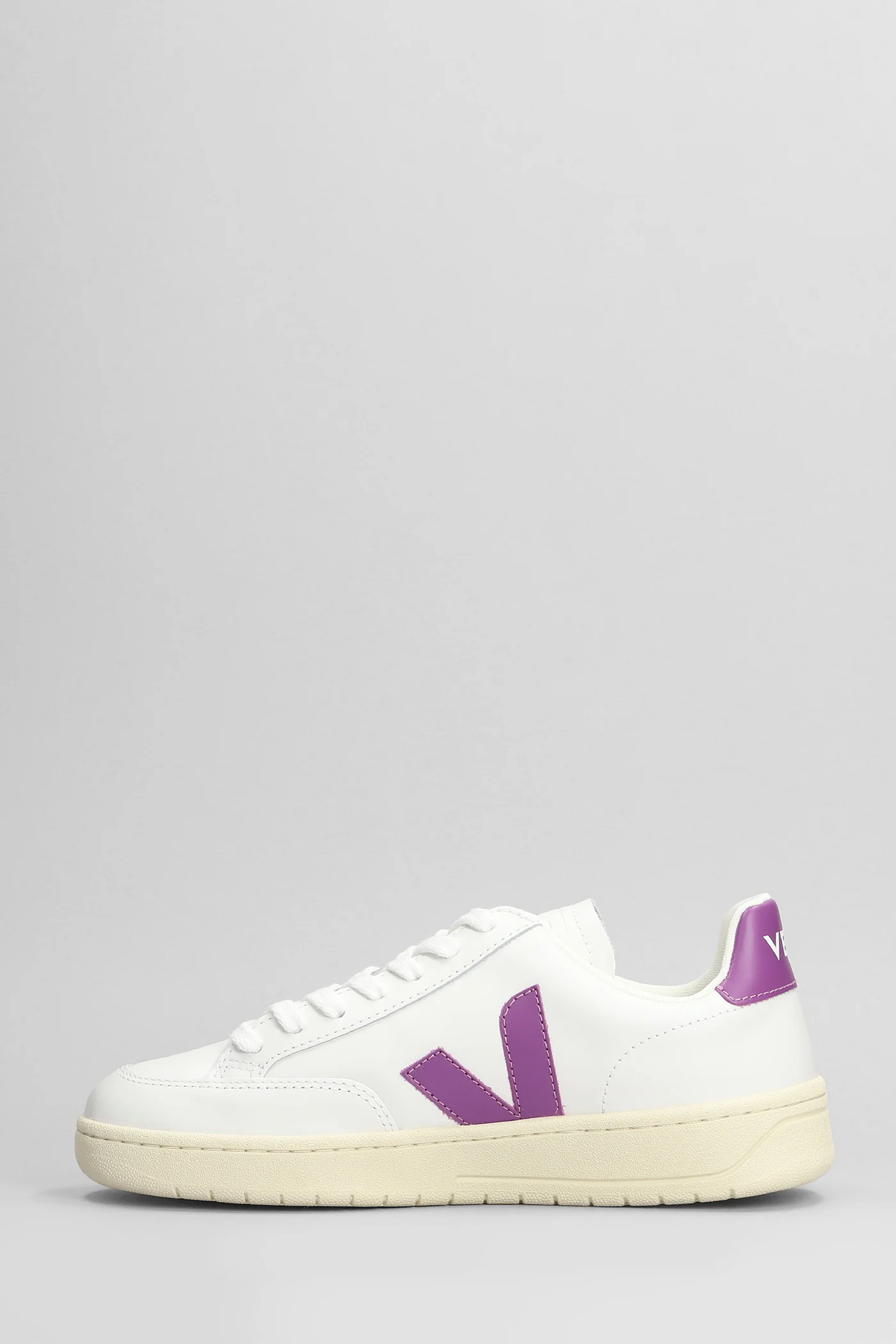 V-12 Sneakers in white leather - Image 3