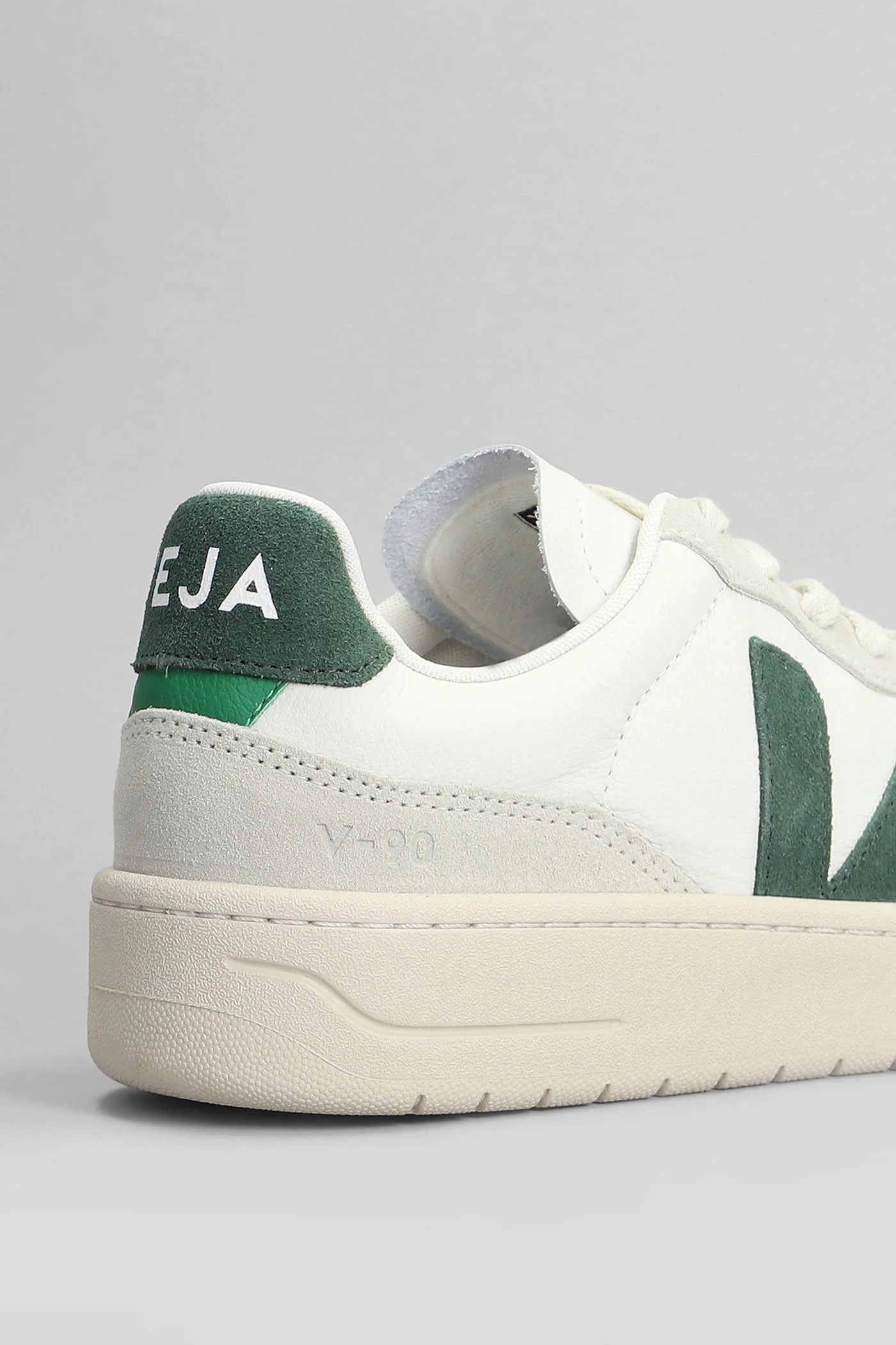 V-90 O.T. Sneakers in white suede and leather - Image 40