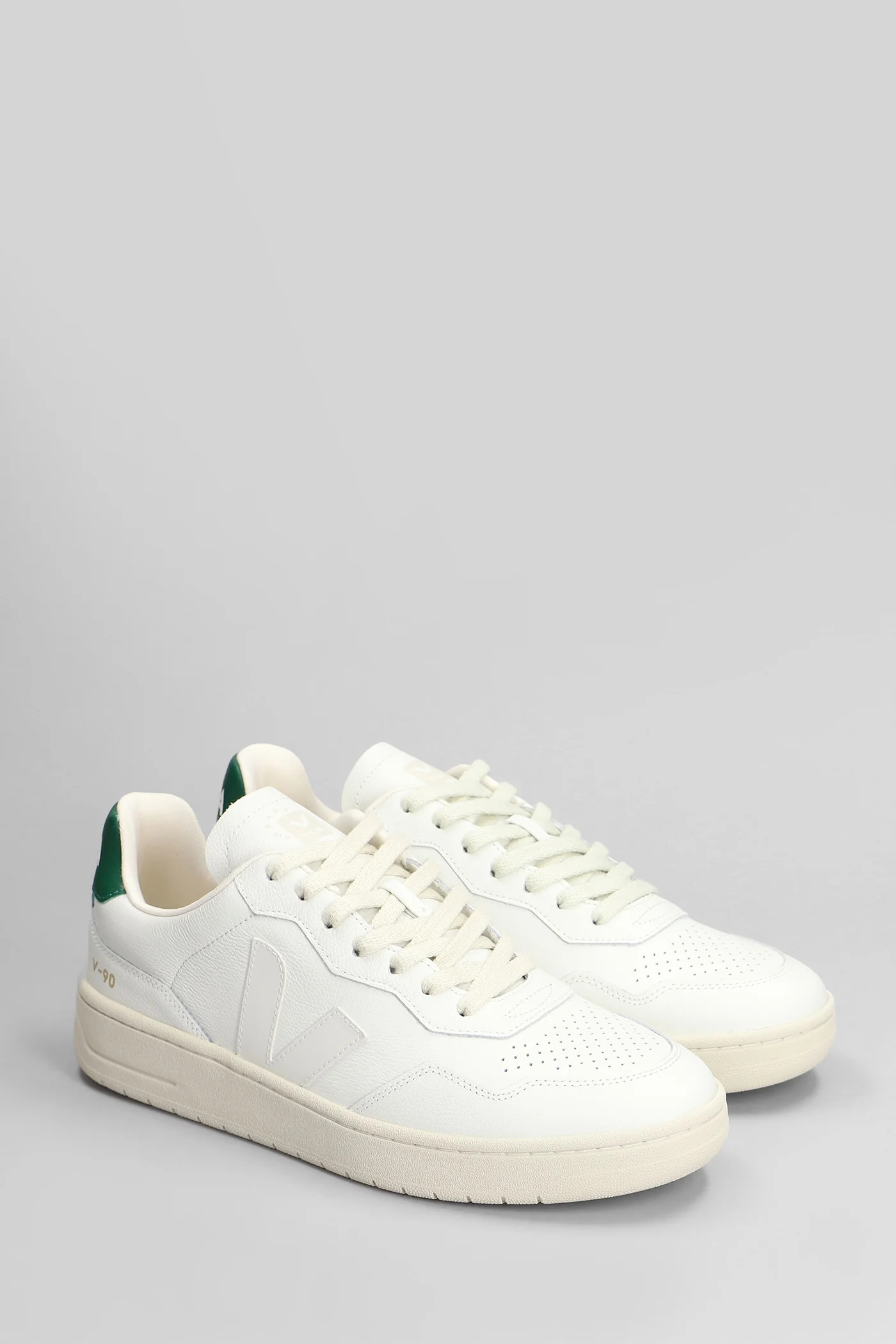 V-90 Sneakers in white leather - Image 2
