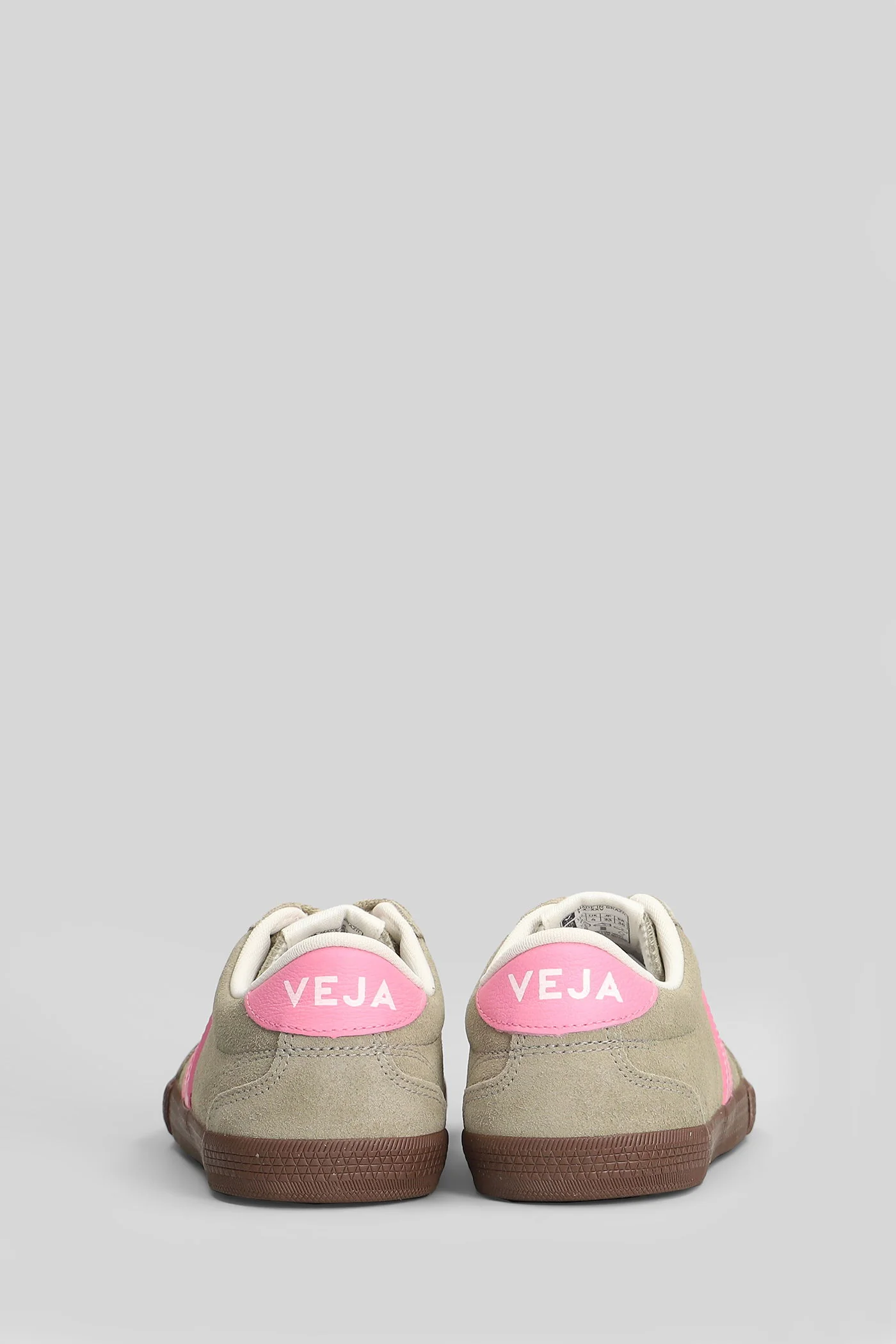 Volley Sneakers in taupe suede - Image 4