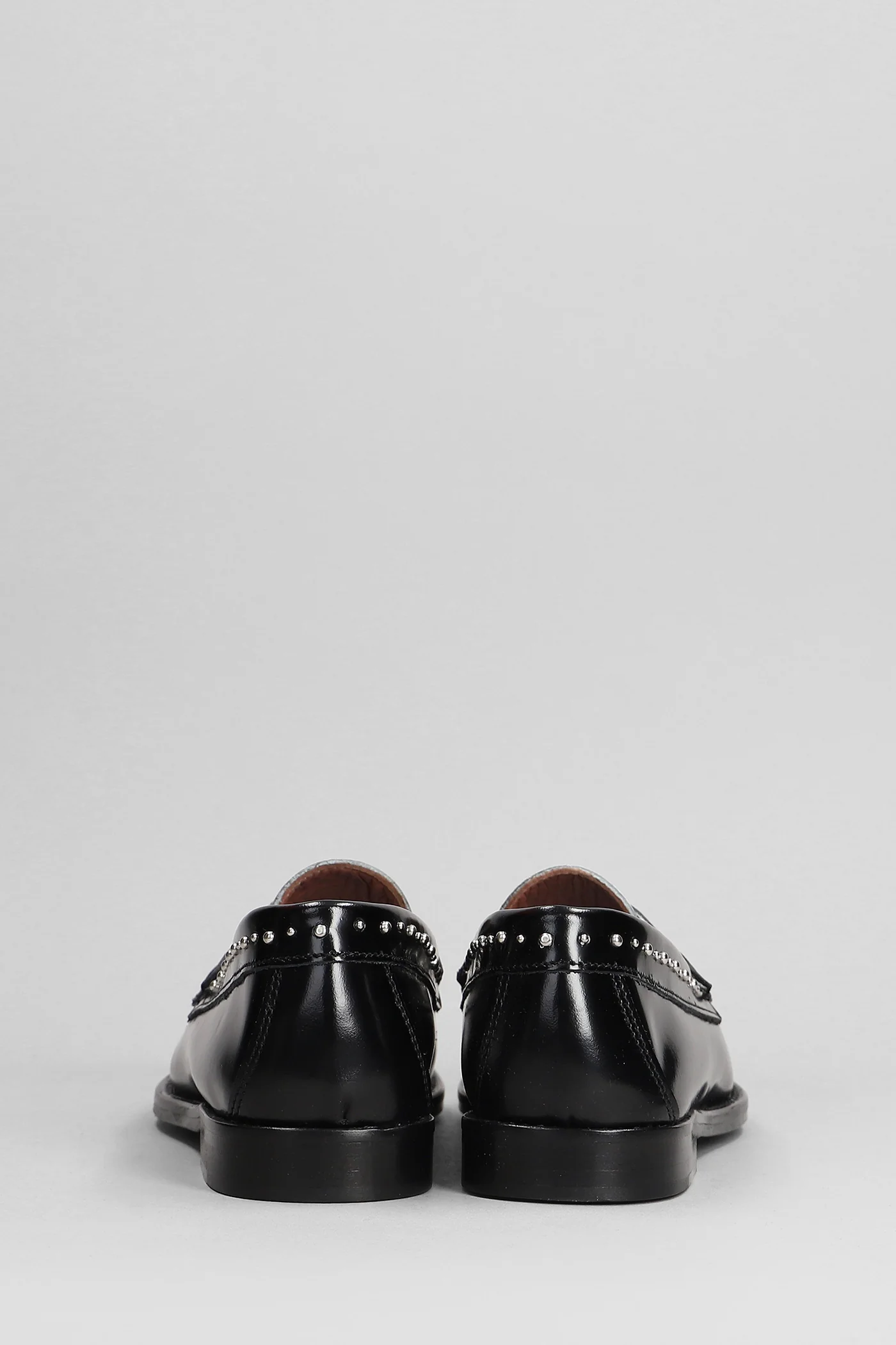 Ilary Loafers in black leather - Image 4