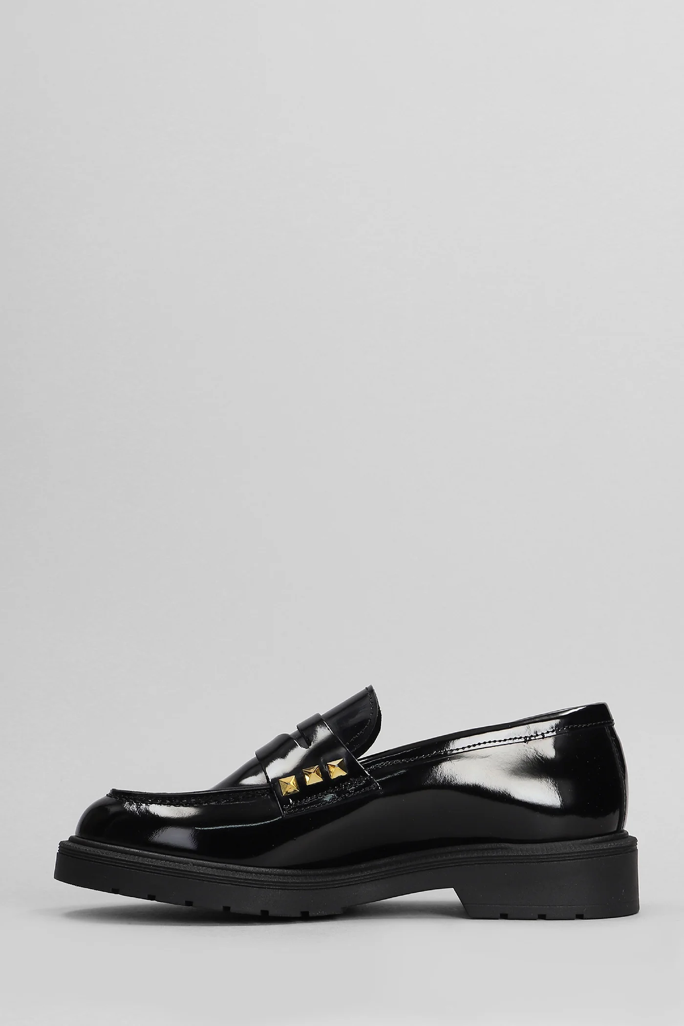Loafers in black leather - Image 3