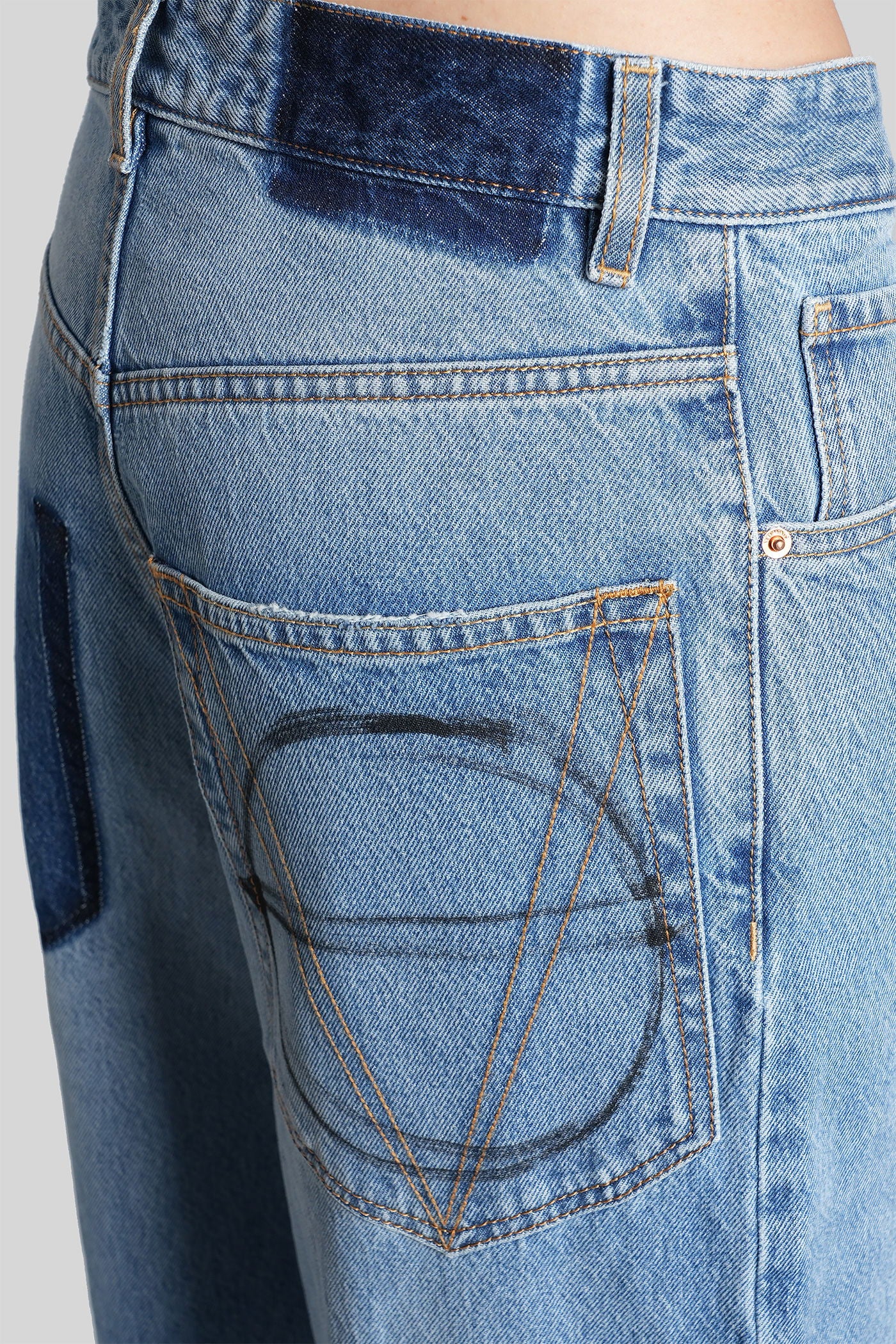 Jeans in blue cotton - Image 5