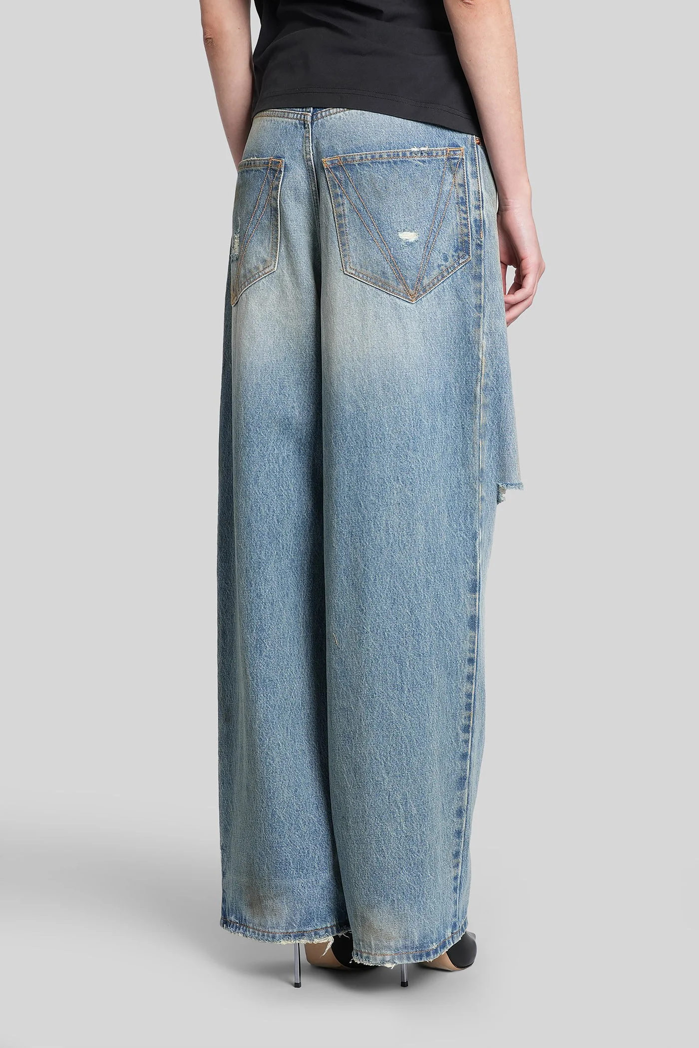 Jeans in blue cotton - Image 3